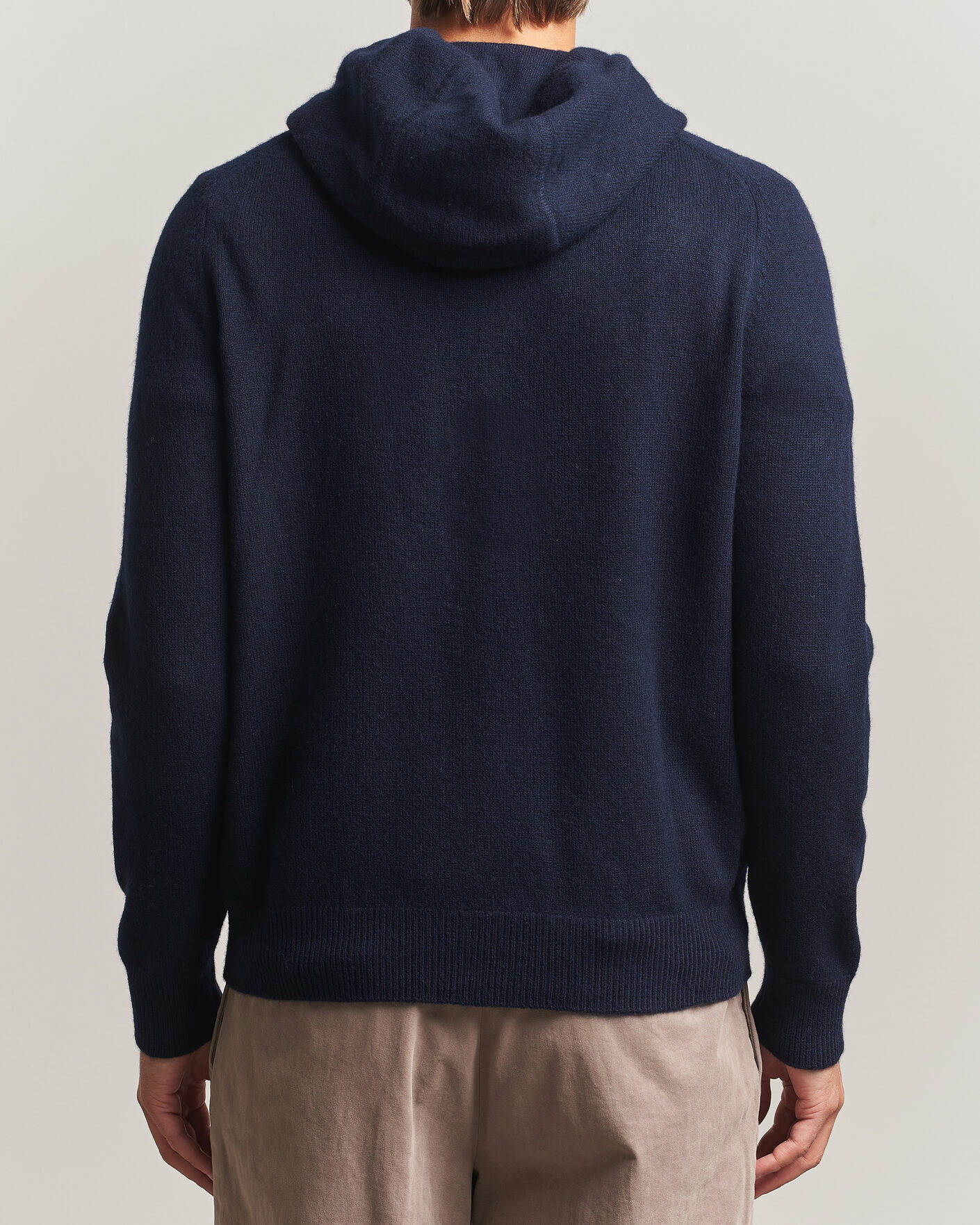 Mies | Puserot | Morris | Hertford Lambswool Hoodie Navy