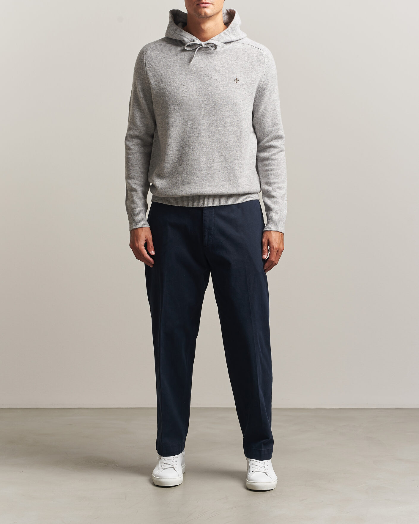 Mies | Puserot | Morris | Hertford Lambswool Hoodie Grey
