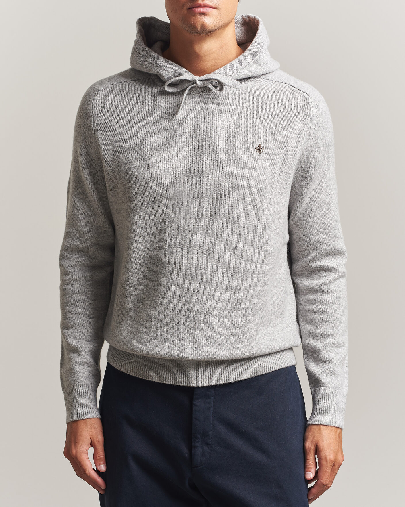 Mies | Puserot | Morris | Hertford Lambswool Hoodie Grey