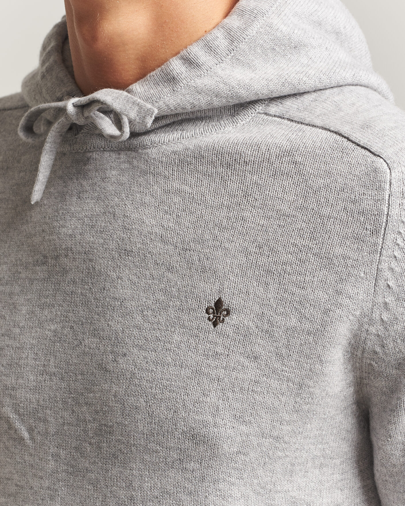Mies | Puserot | Morris | Hertford Lambswool Hoodie Grey