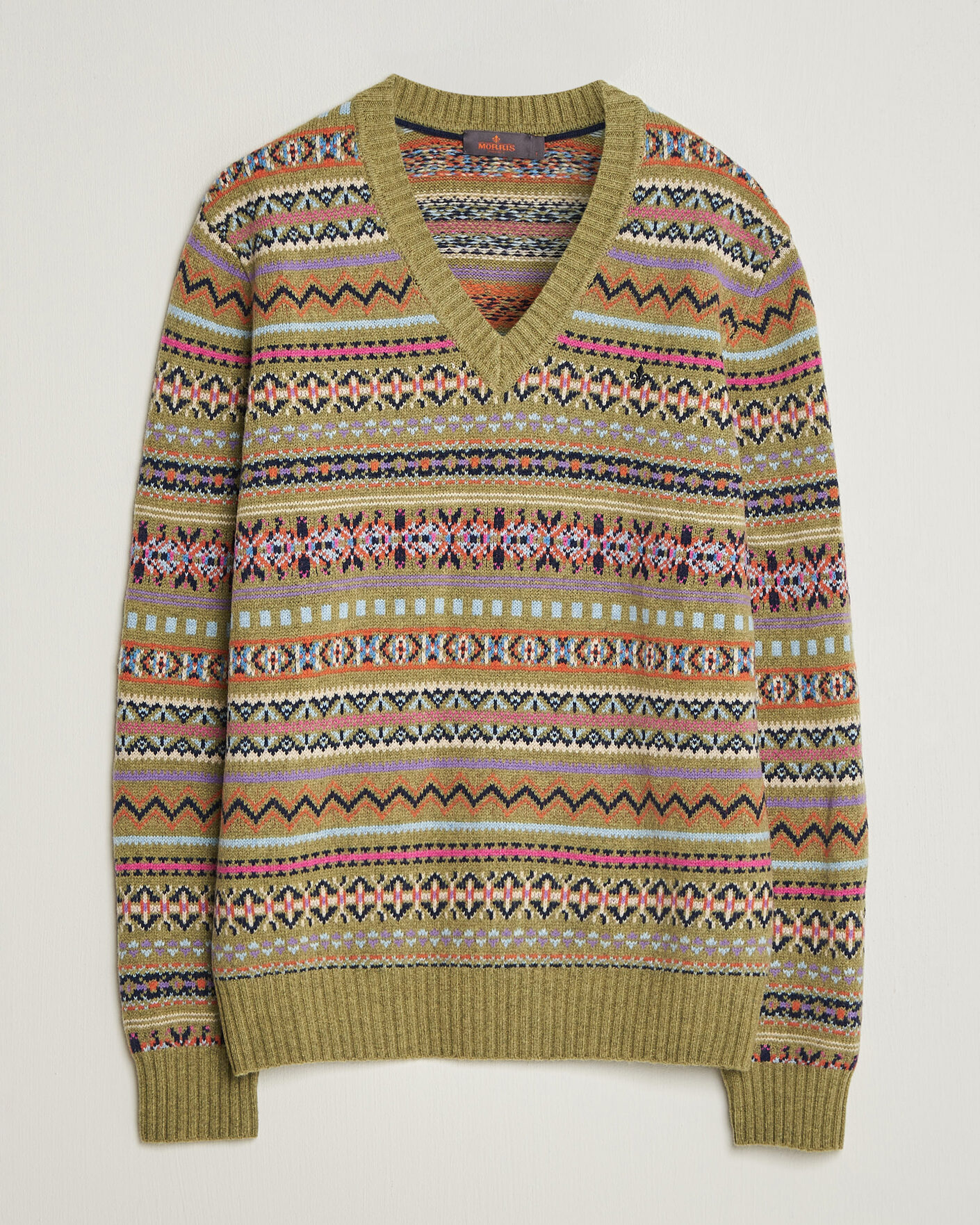 Mies | Puserot | Morris | Tavish V-Neck Olive
