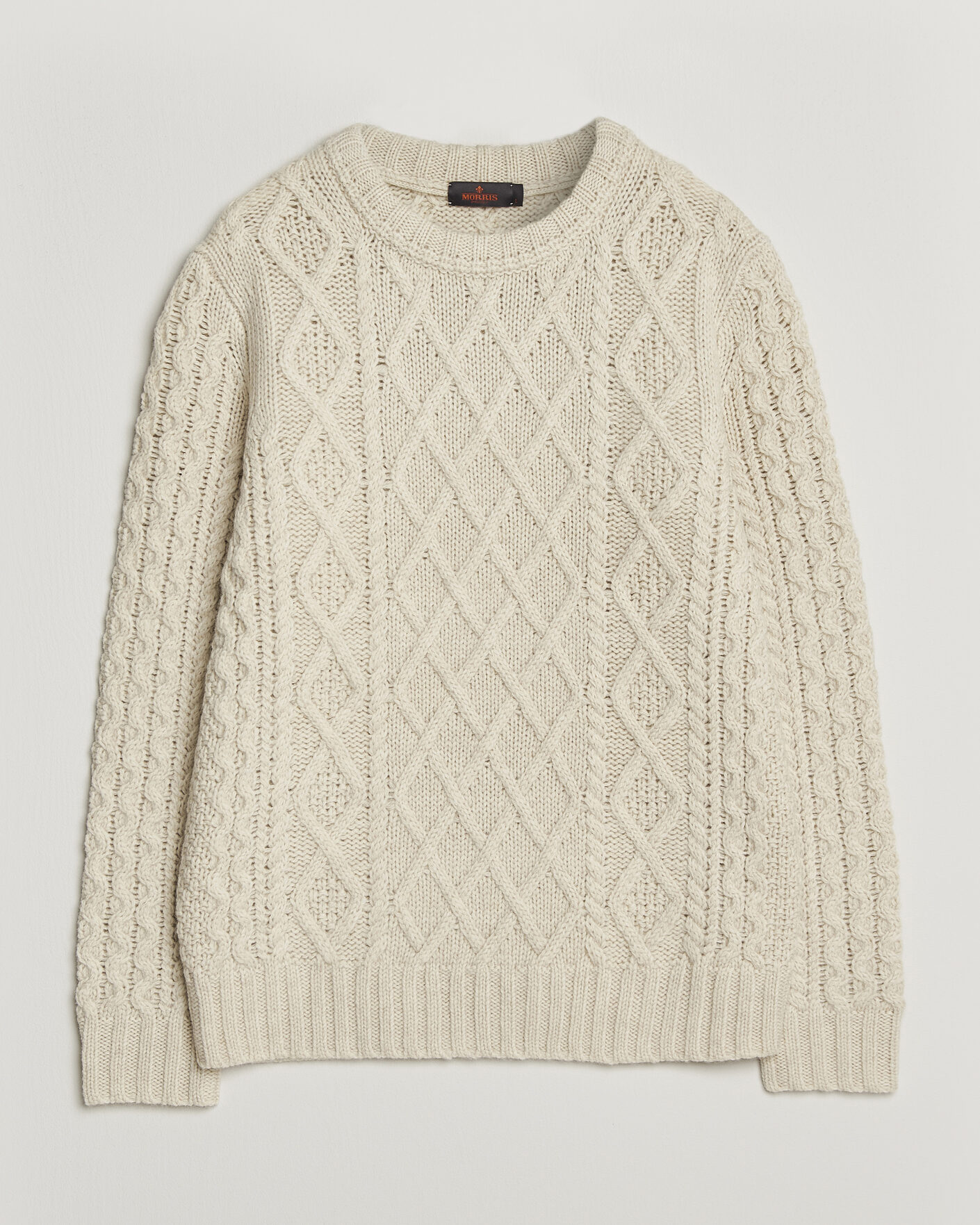 Mies | Puserot | Morris | Ramsey Cable Sweater Off White