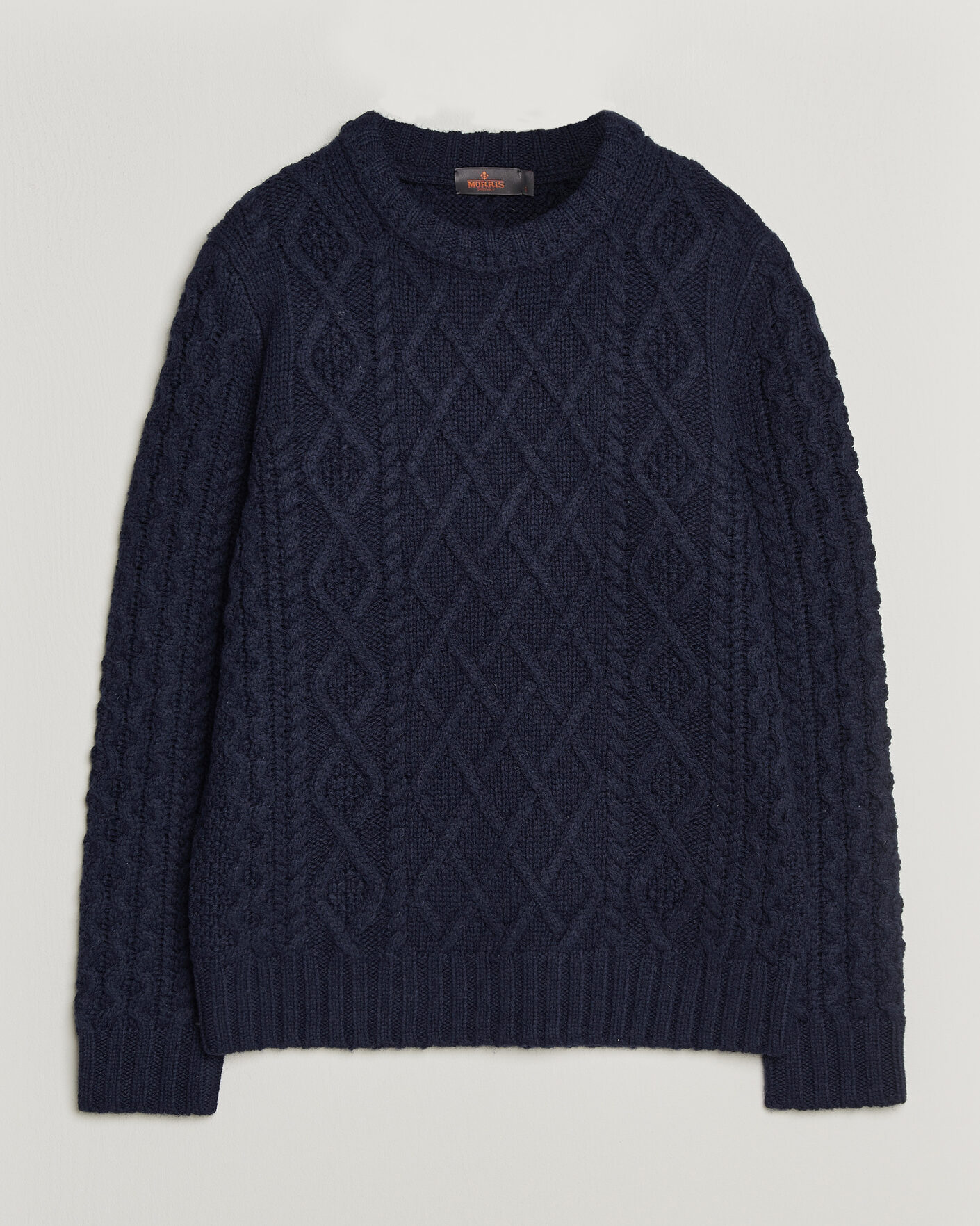 Mies | Puserot | Morris | Ramsey Cable Sweater Navy