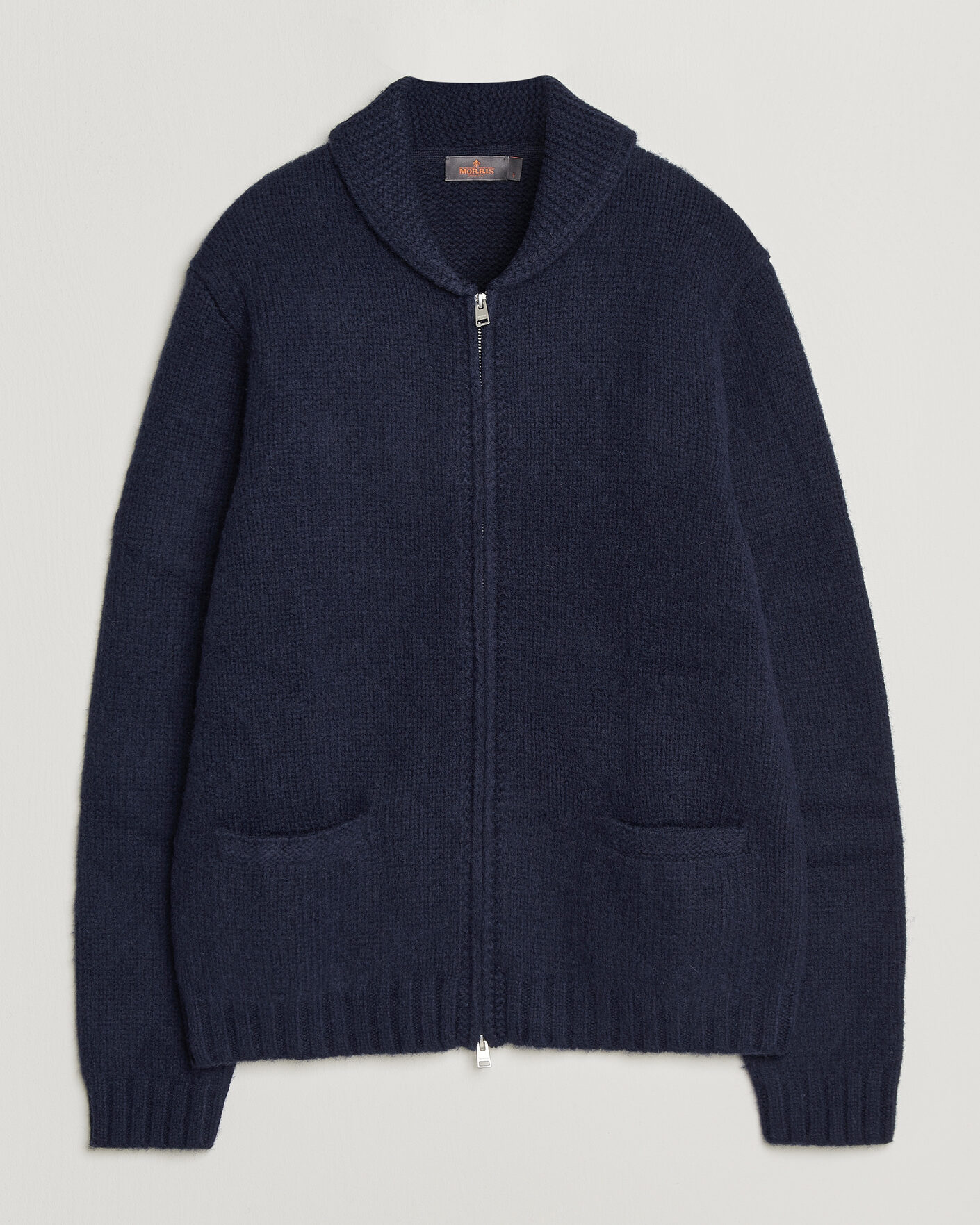 Mies | Puserot | Morris | Boyd Zip Cardigan Navy