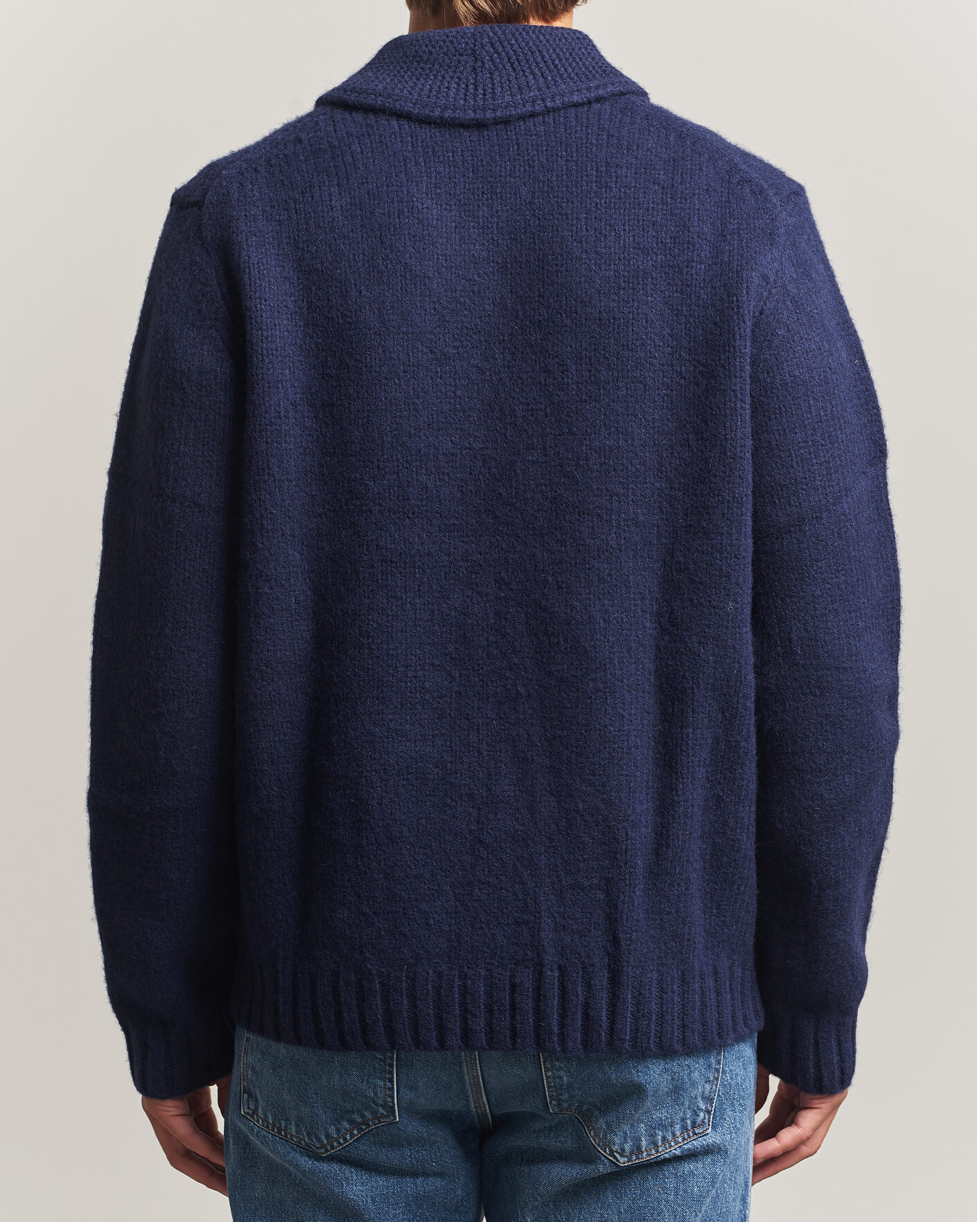 Mies | Puserot | Morris | Boyd Zip Cardigan Navy