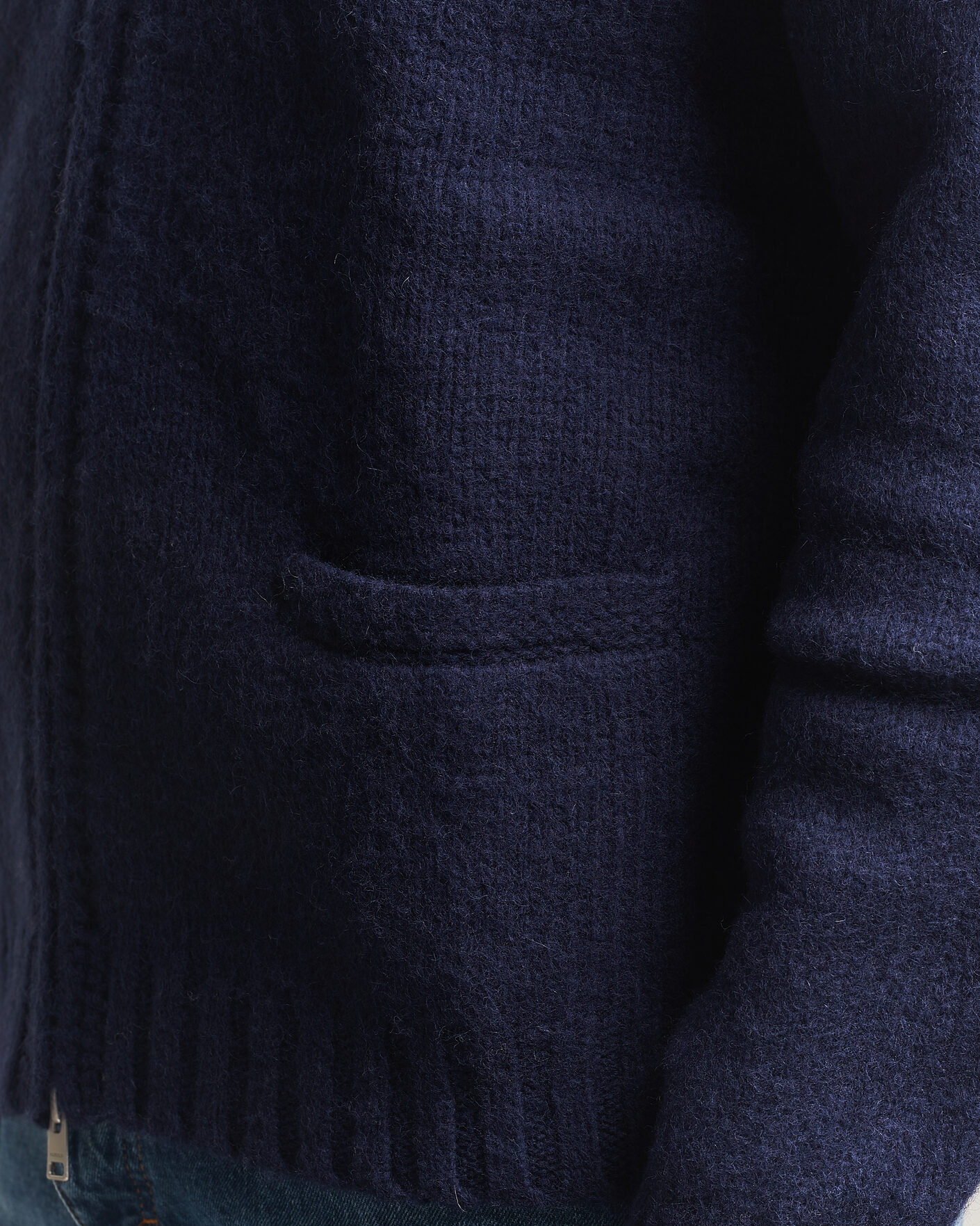 Mies | Puserot | Morris | Boyd Zip Cardigan Navy