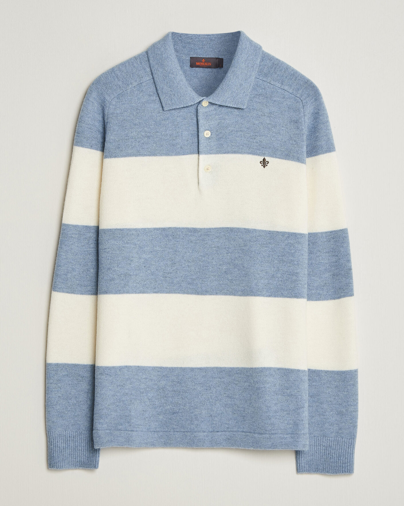 Mies | Puserot | Morris | Hertford Knitted Polo Blue