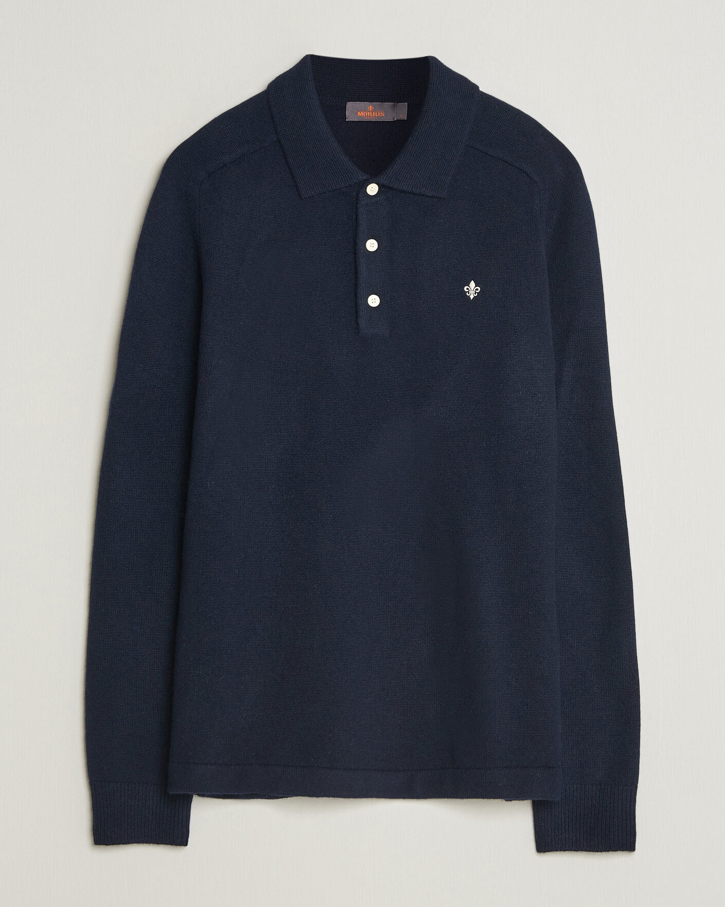 Mies | Puserot | Morris | Hetford Knitted Polo Navy