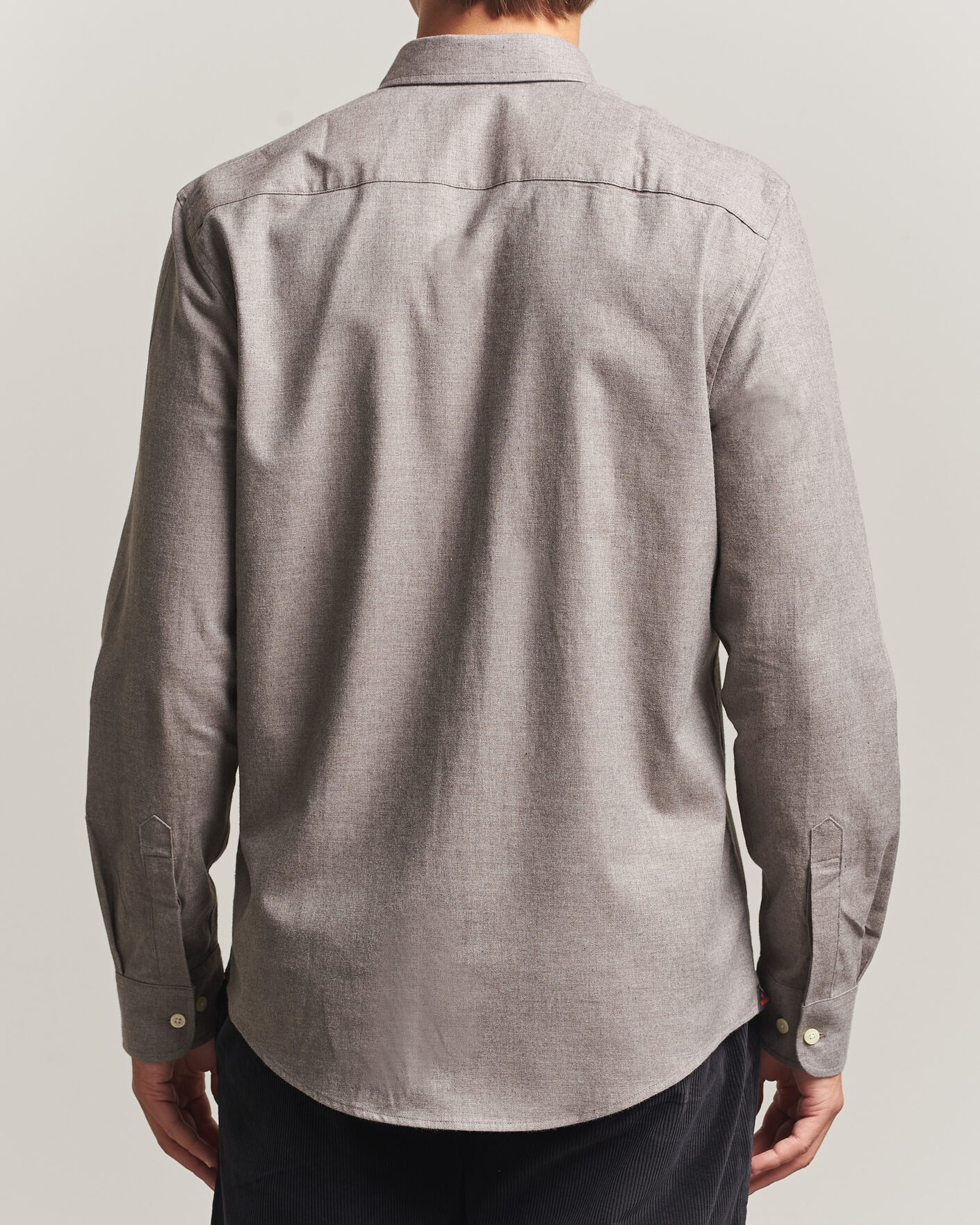 Mies | Kauluspaidat | Morris | Watts Flannel Shirt Grey