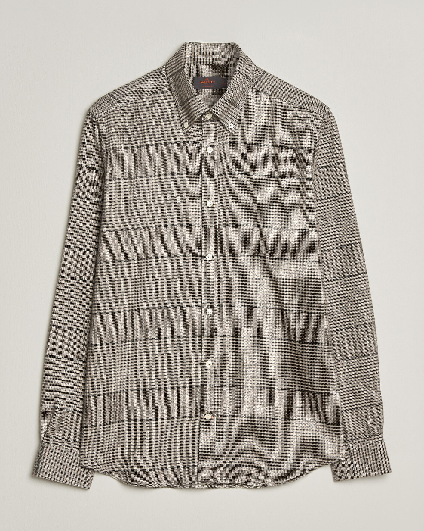Mies | Kauluspaidat | Morris | Soft Lama Check Shirt Camel