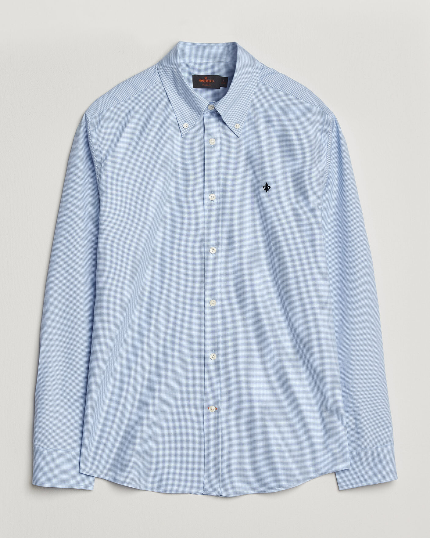 Mies | Kauluspaidat | Morris | Fine Oxford Shirt Light Blue