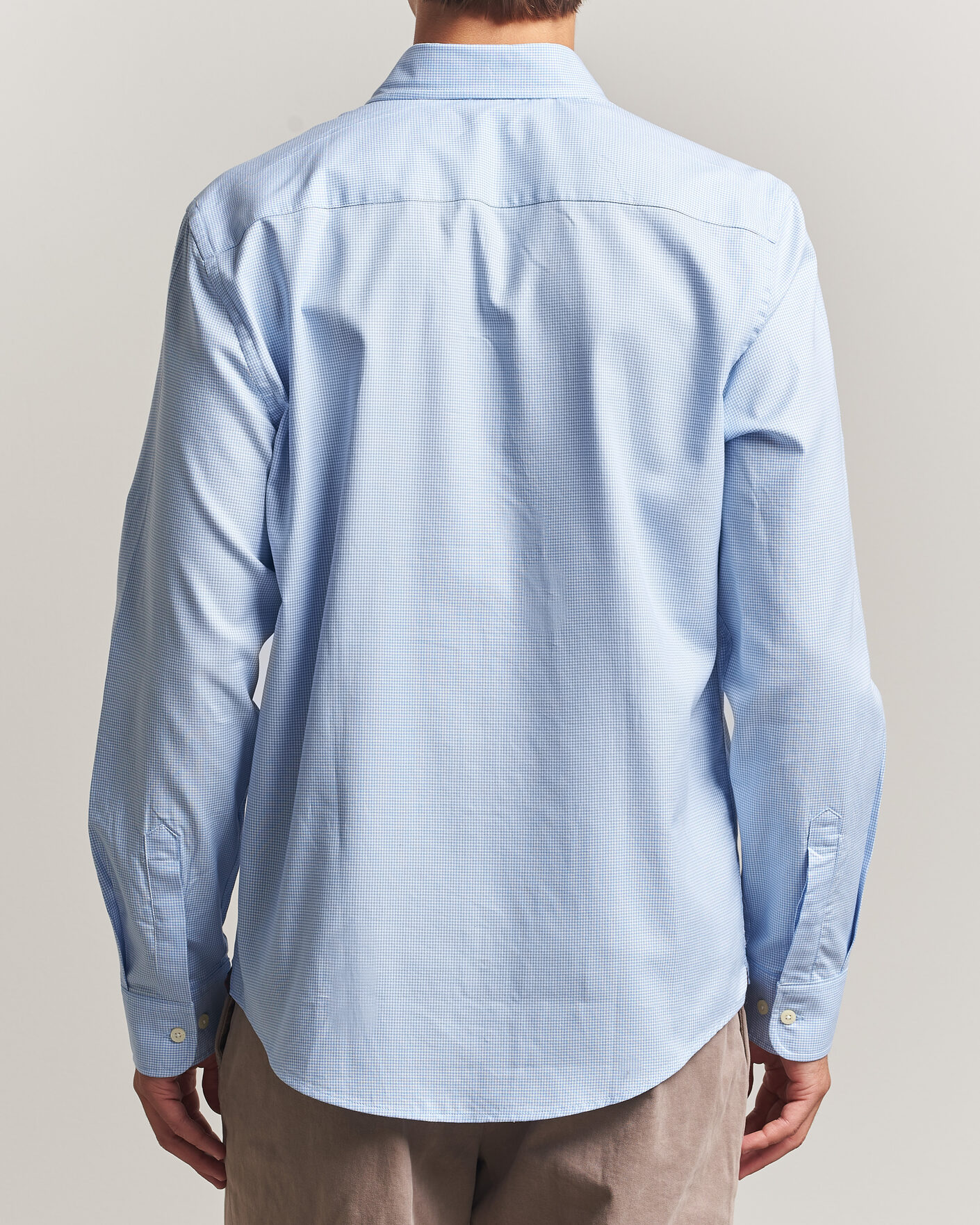 Mies | Kauluspaidat | Morris | Fine Oxford Shirt Light Blue