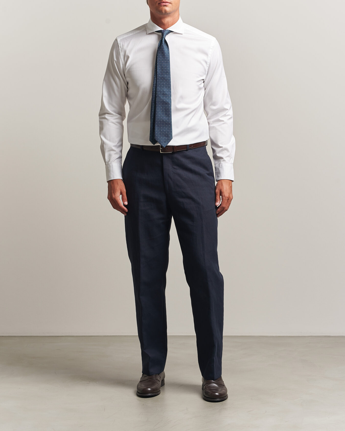 Mies | Kauluspaidat | Morris | Twill Shirt White