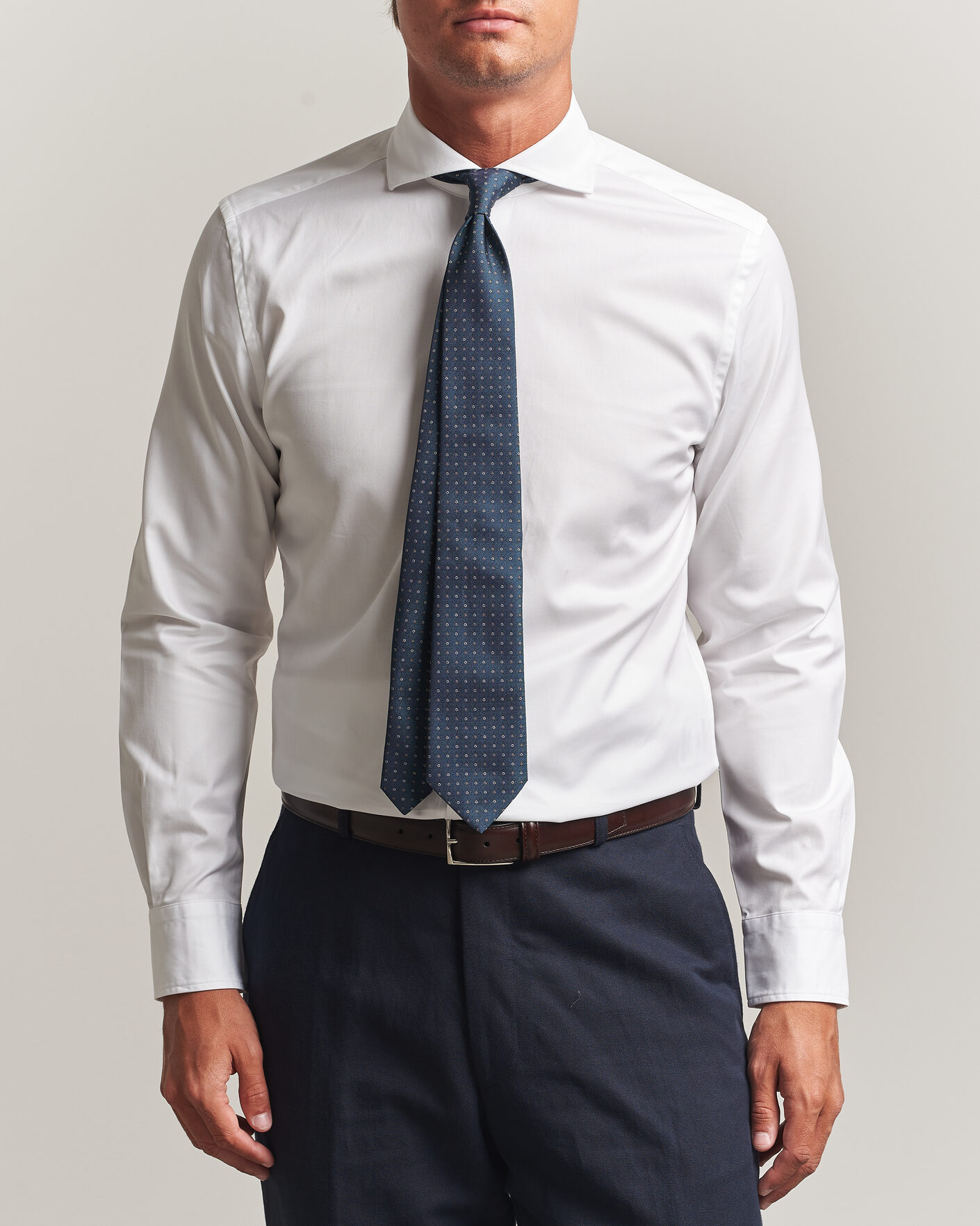 Mies | Kauluspaidat | Morris | Twill Shirt White