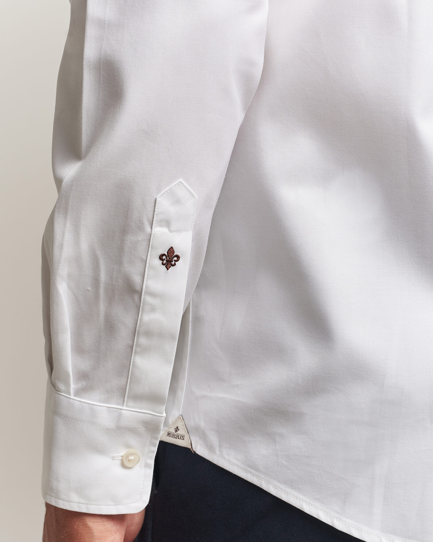 Mies | Kauluspaidat | Morris | Twill Shirt White