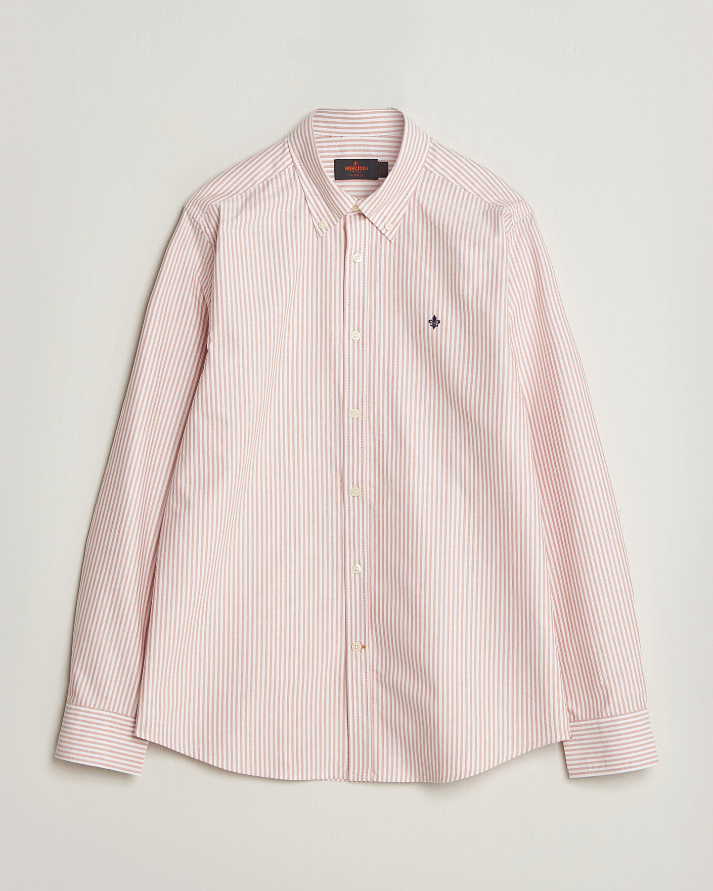 Mies | Kauluspaidat | Morris | Douglas Oxford Stripe Shirt Orange