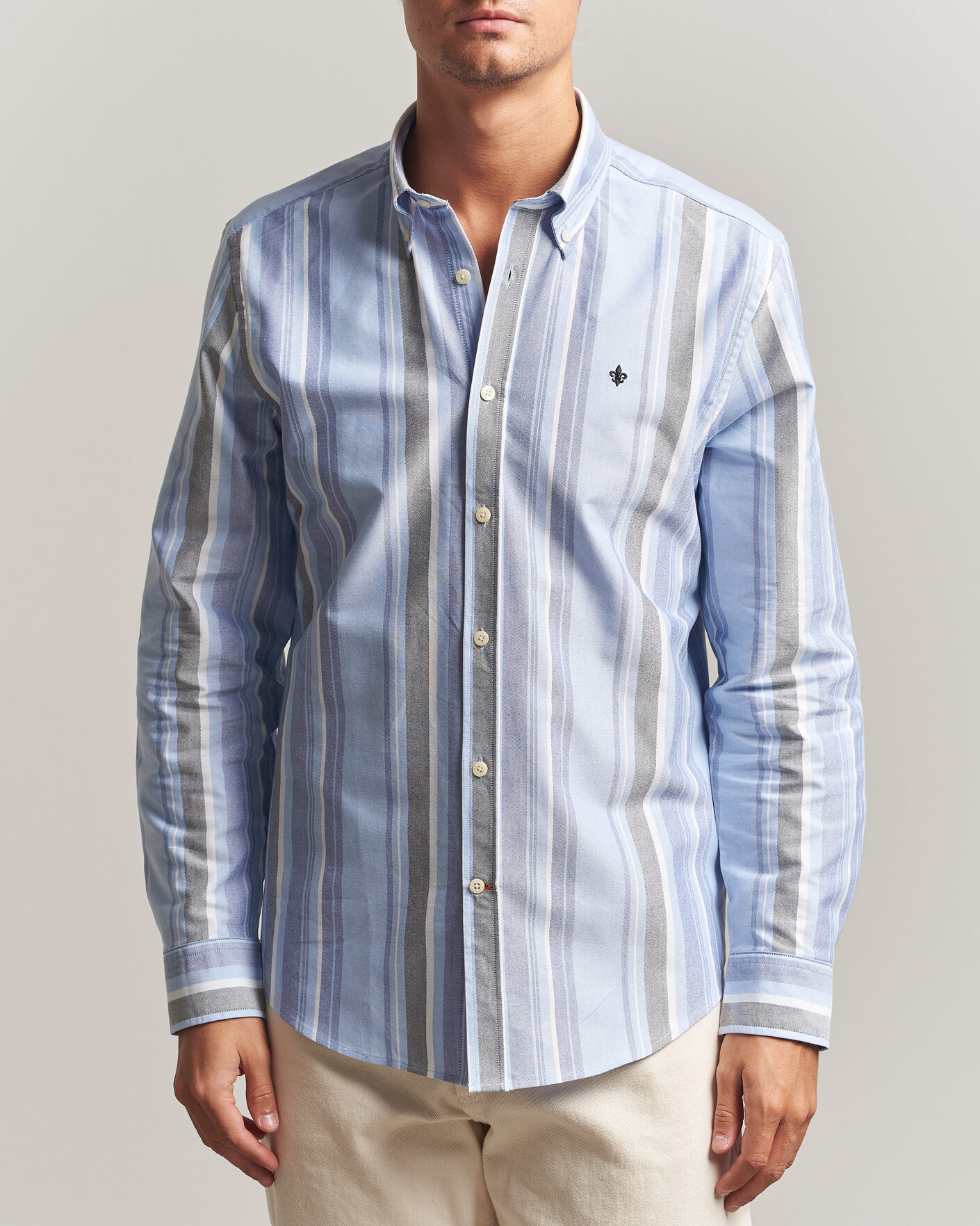 Mies | Kauluspaidat | Morris | Happy Oxford Shirt Blue