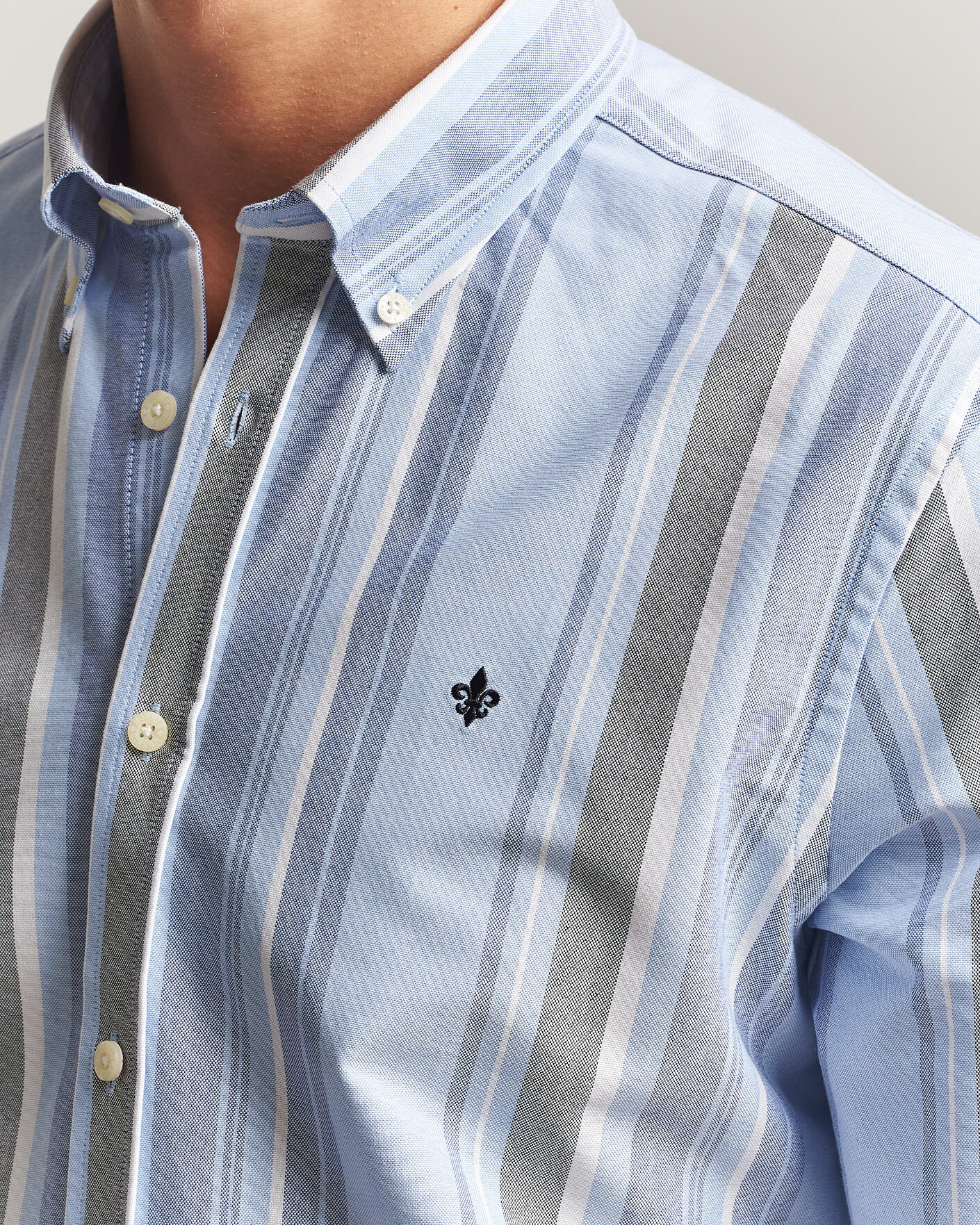 Mies | Kauluspaidat | Morris | Happy Oxford Shirt Blue