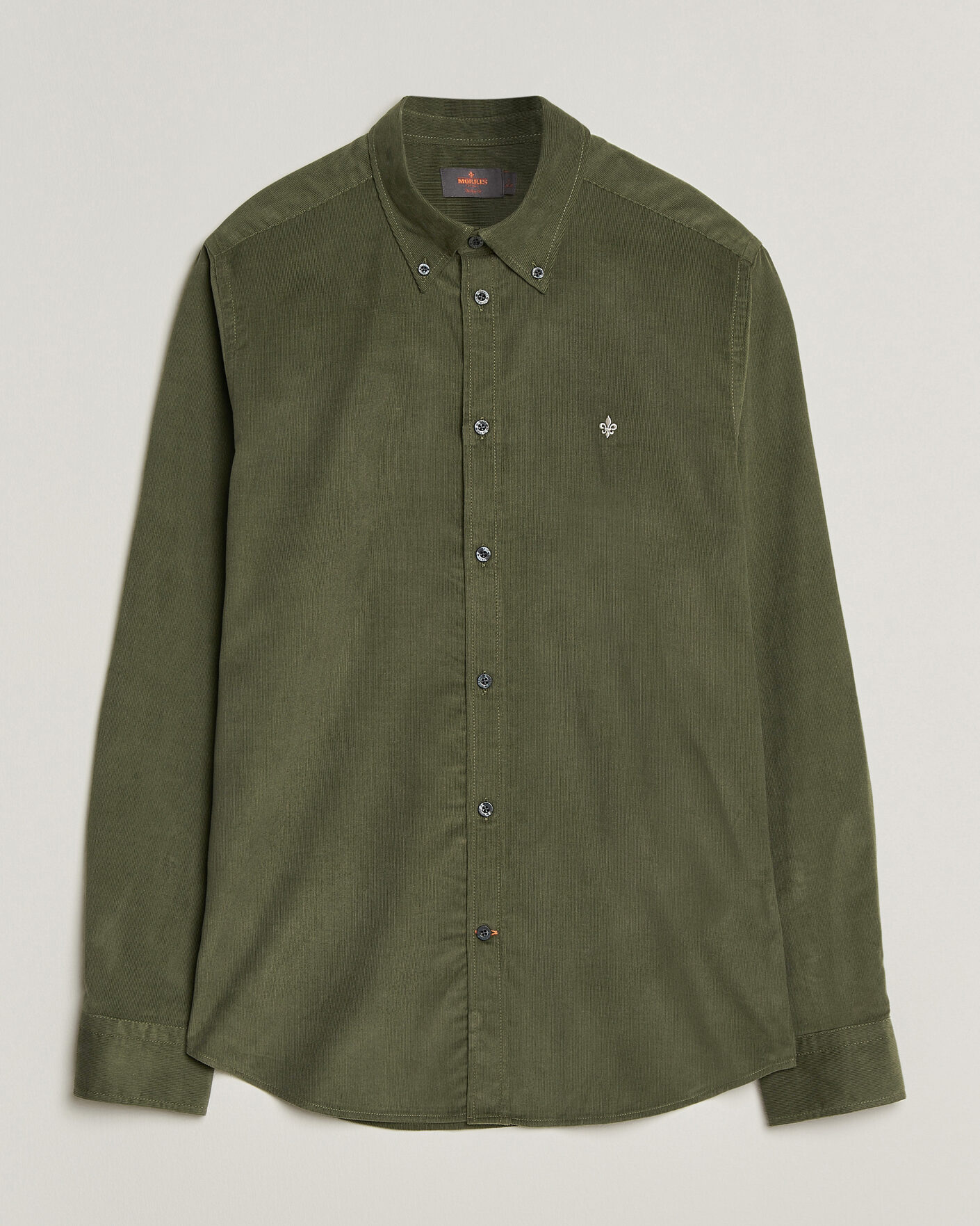 Mies | Kauluspaidat | Morris | Douglas Cord Shirt Olive