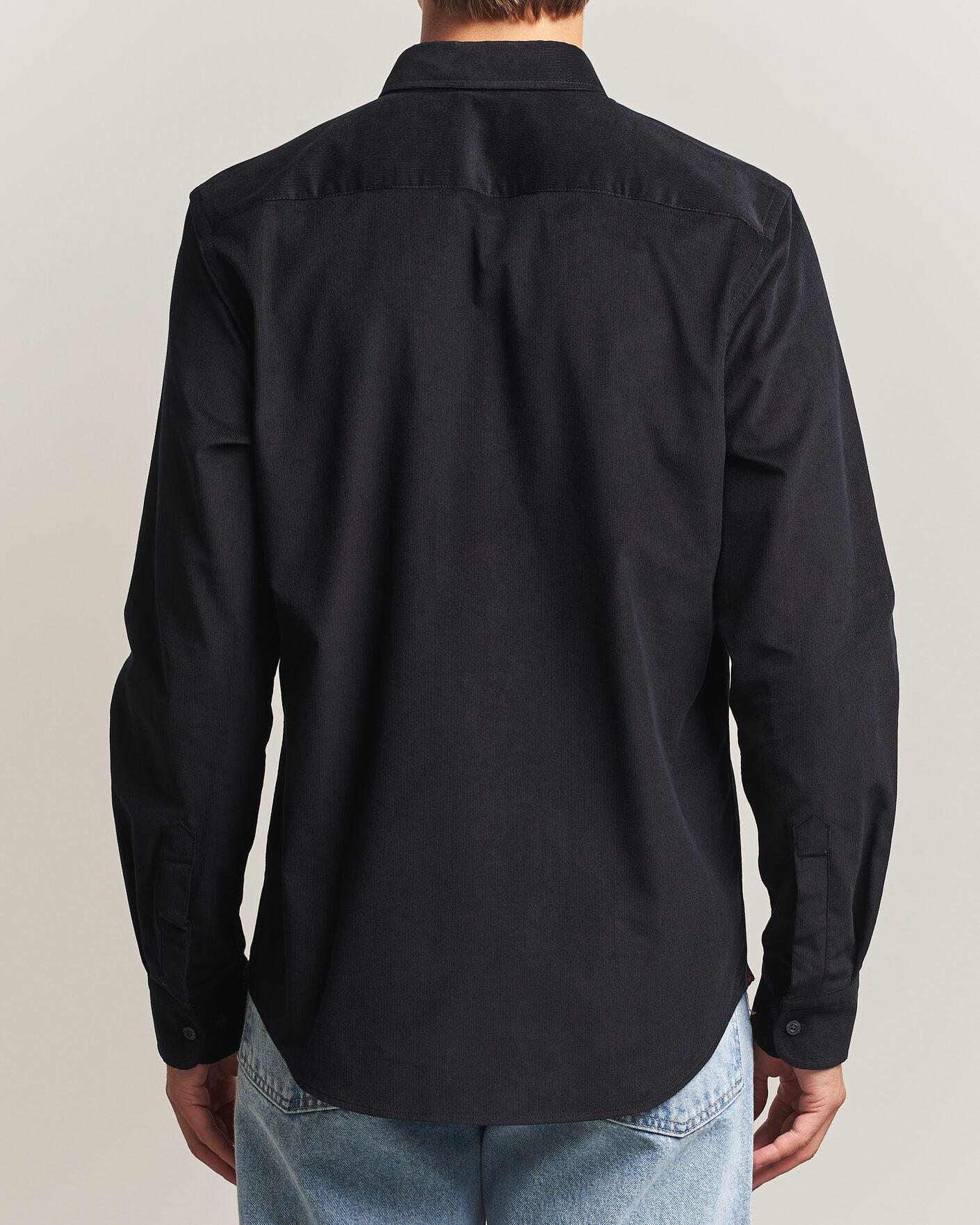 Mies | Kauluspaidat | Morris | Douglas Cord Shirt Grey