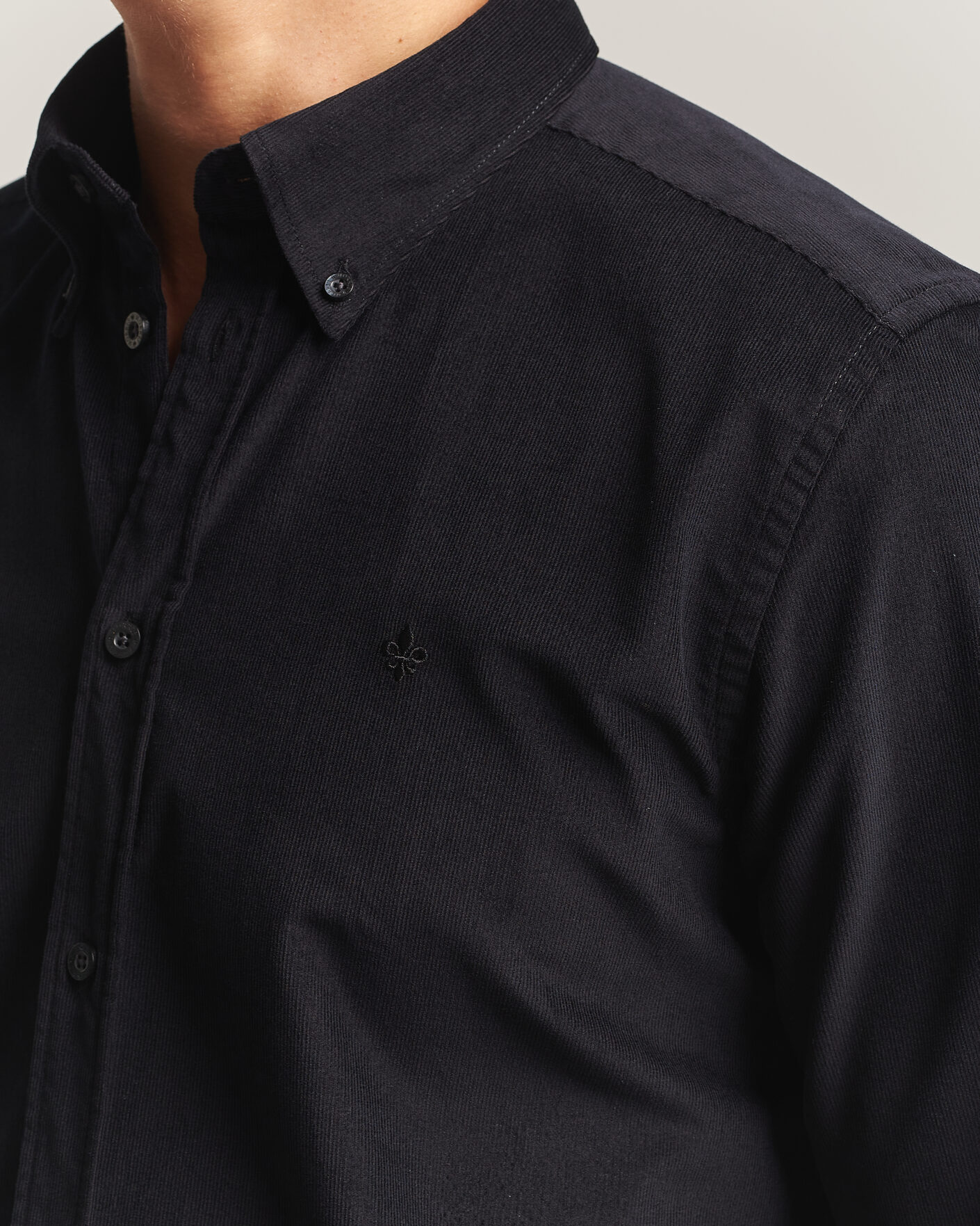 Mies | Kauluspaidat | Morris | Douglas Cord Shirt Grey