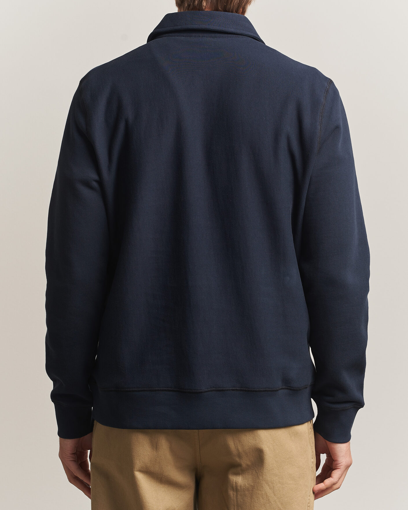 Mies | Puserot | Morris | Winston Polo Sweatshirt Old Blue