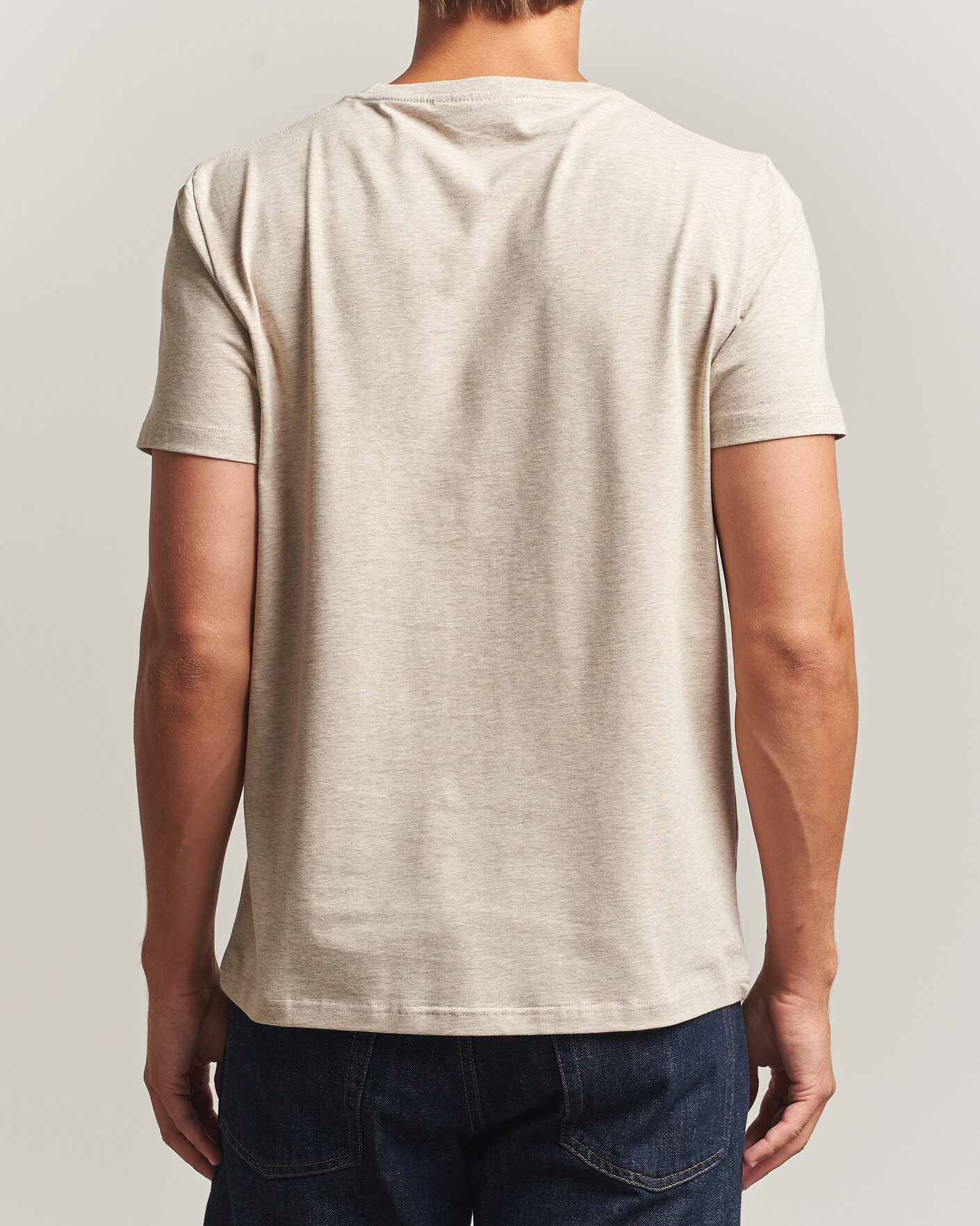 Mies | T-paidat | Morris | James Crew Neck T-Shirt Khaki