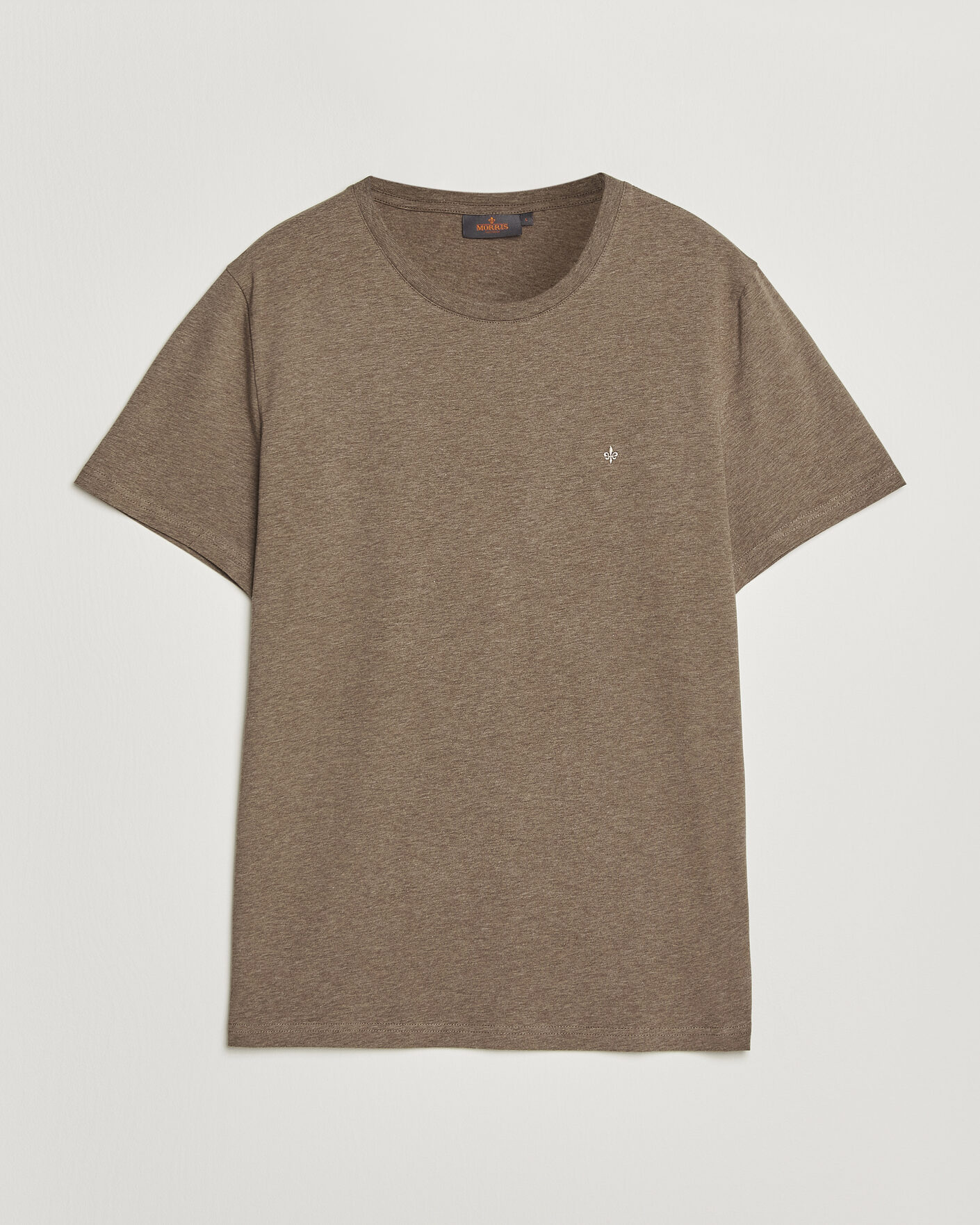Mies | T-paidat | Morris | James Crew Neck T-Shirt Brown