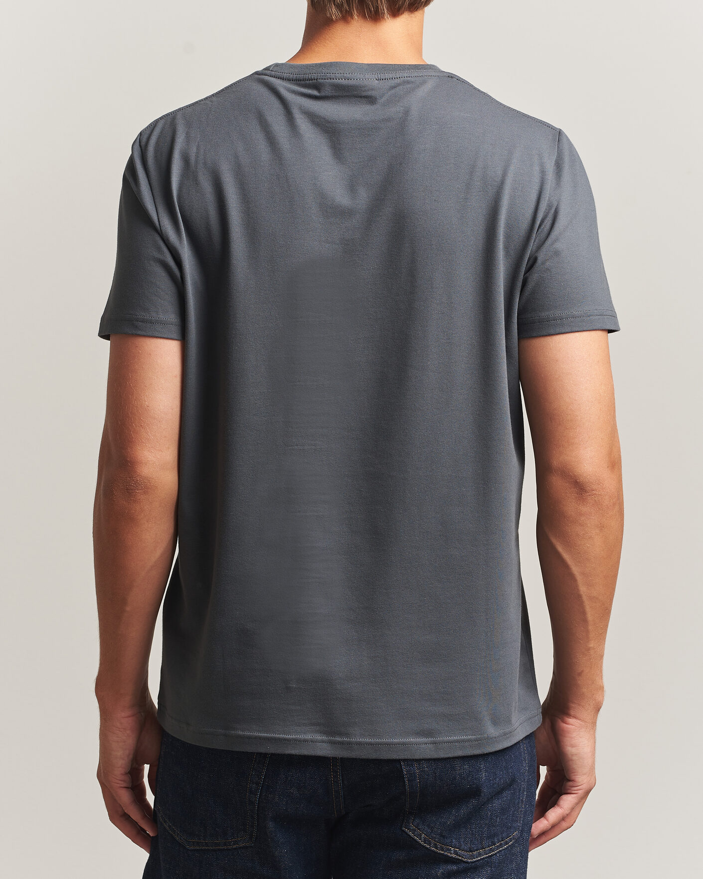 Mies | T-paidat | Morris | James Crew Neck T-Shirt Grey