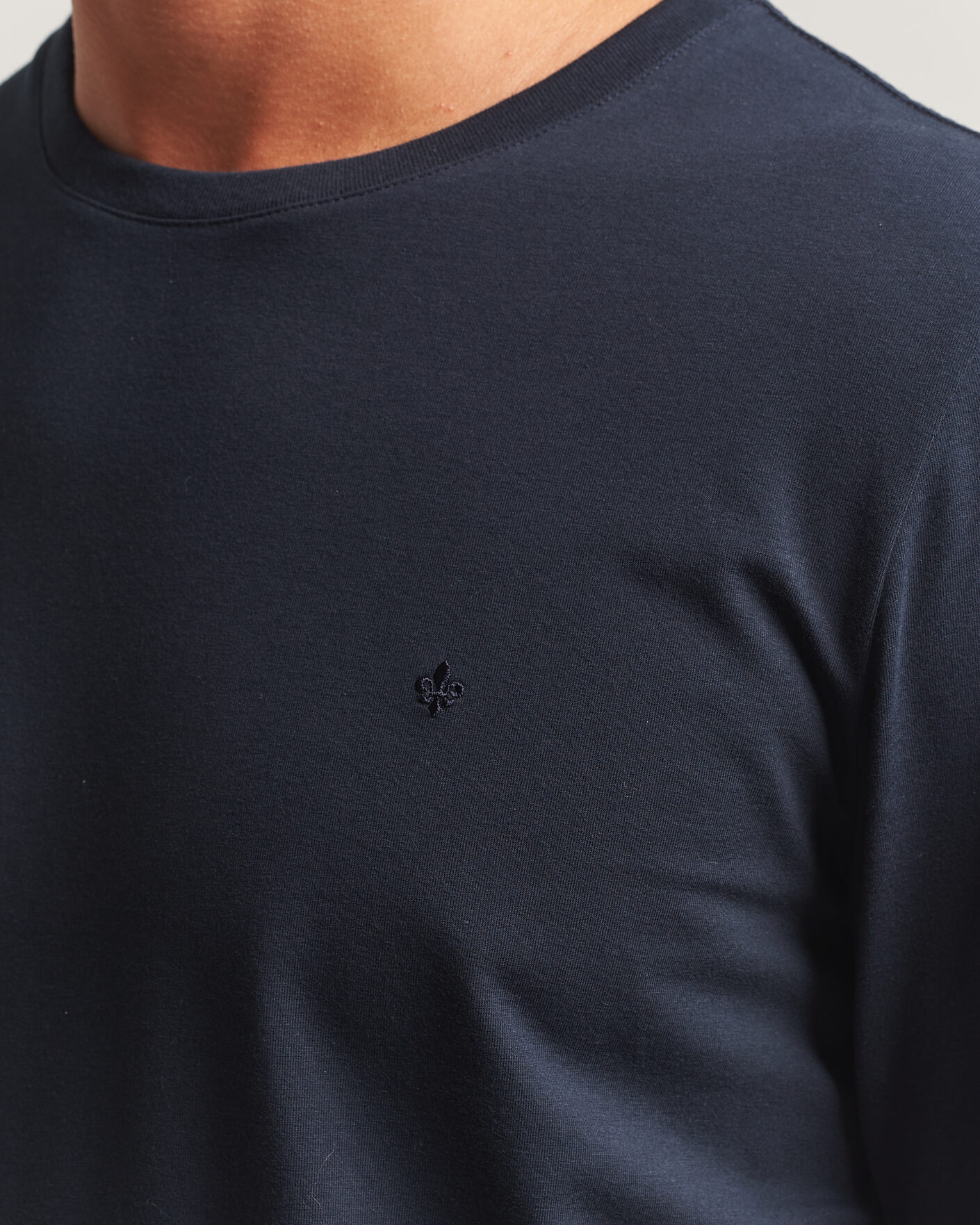 Mies | T-paidat | Morris | James Long Sleeve T-Shirt Old Blue