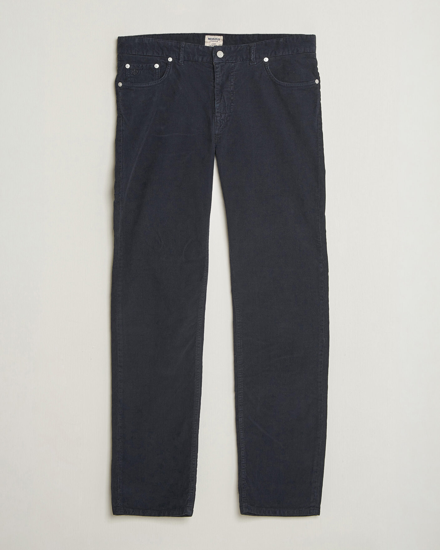 Mies | Housut | Morris | James Cord 5-Pocket Pants Navy