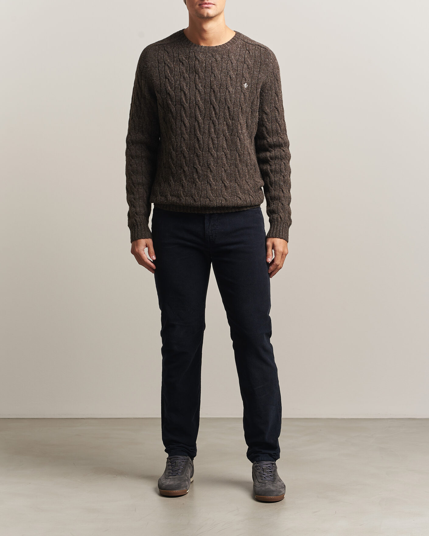 Mies | Housut | Morris | James Cord 5-Pocket Pants Navy