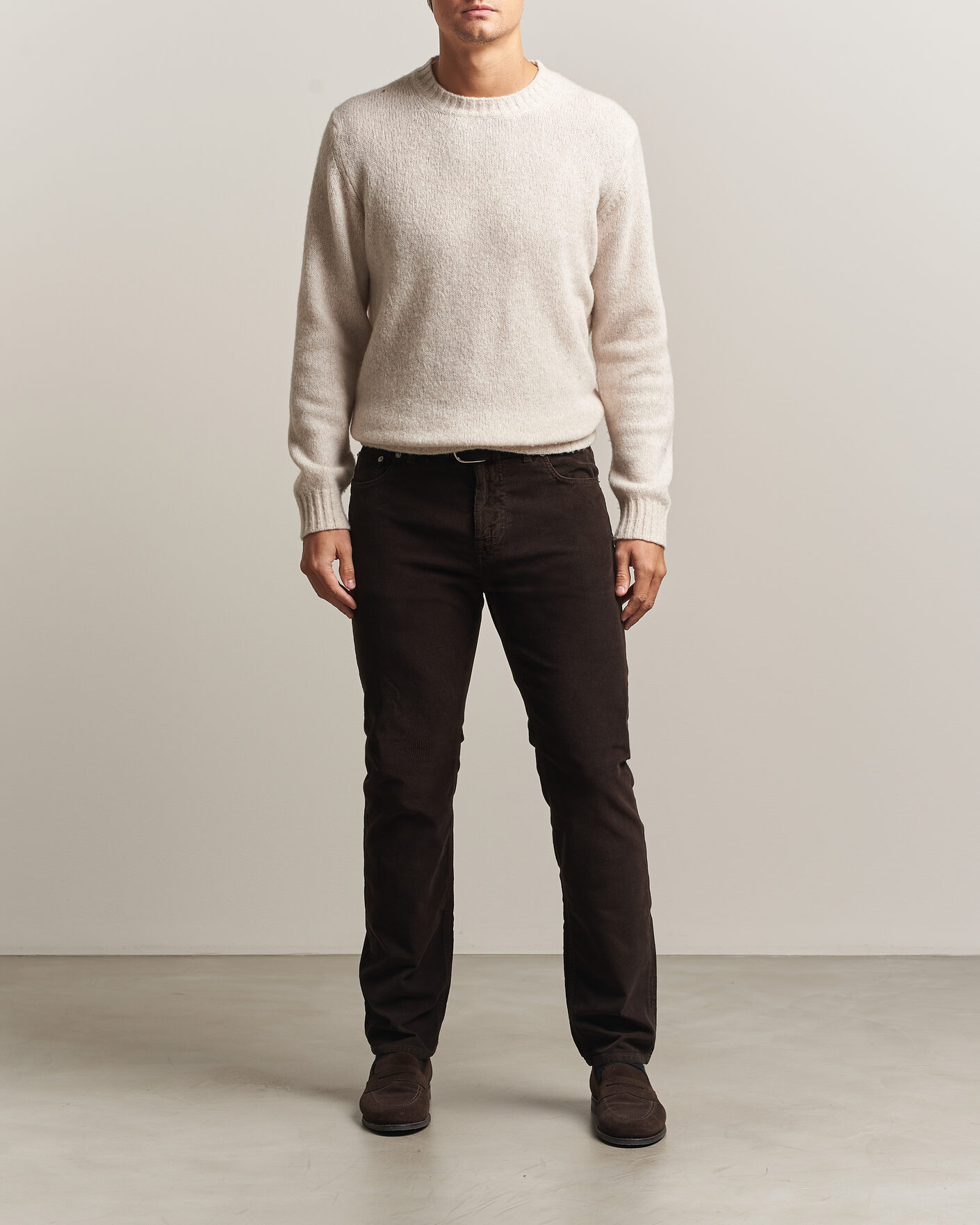 Mies | Housut | Morris | James Cord 5-Pocket Pants Brown