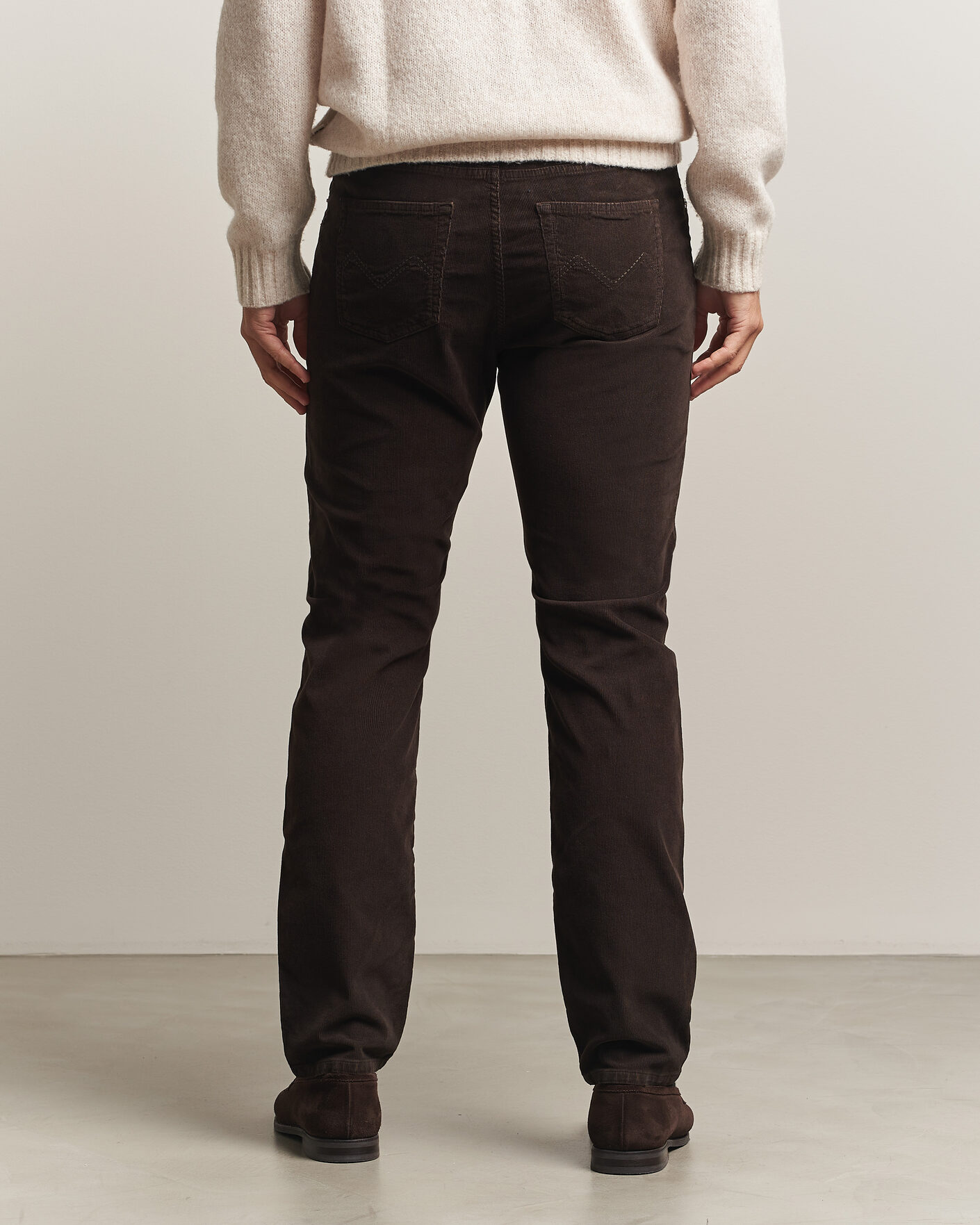 Mies | Housut | Morris | James Cord 5-Pocket Pants Brown