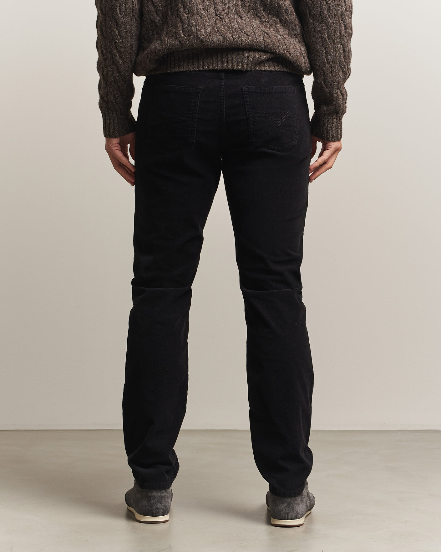 Mies | Housut | Morris | James Cord 5-Pocket Pants Black