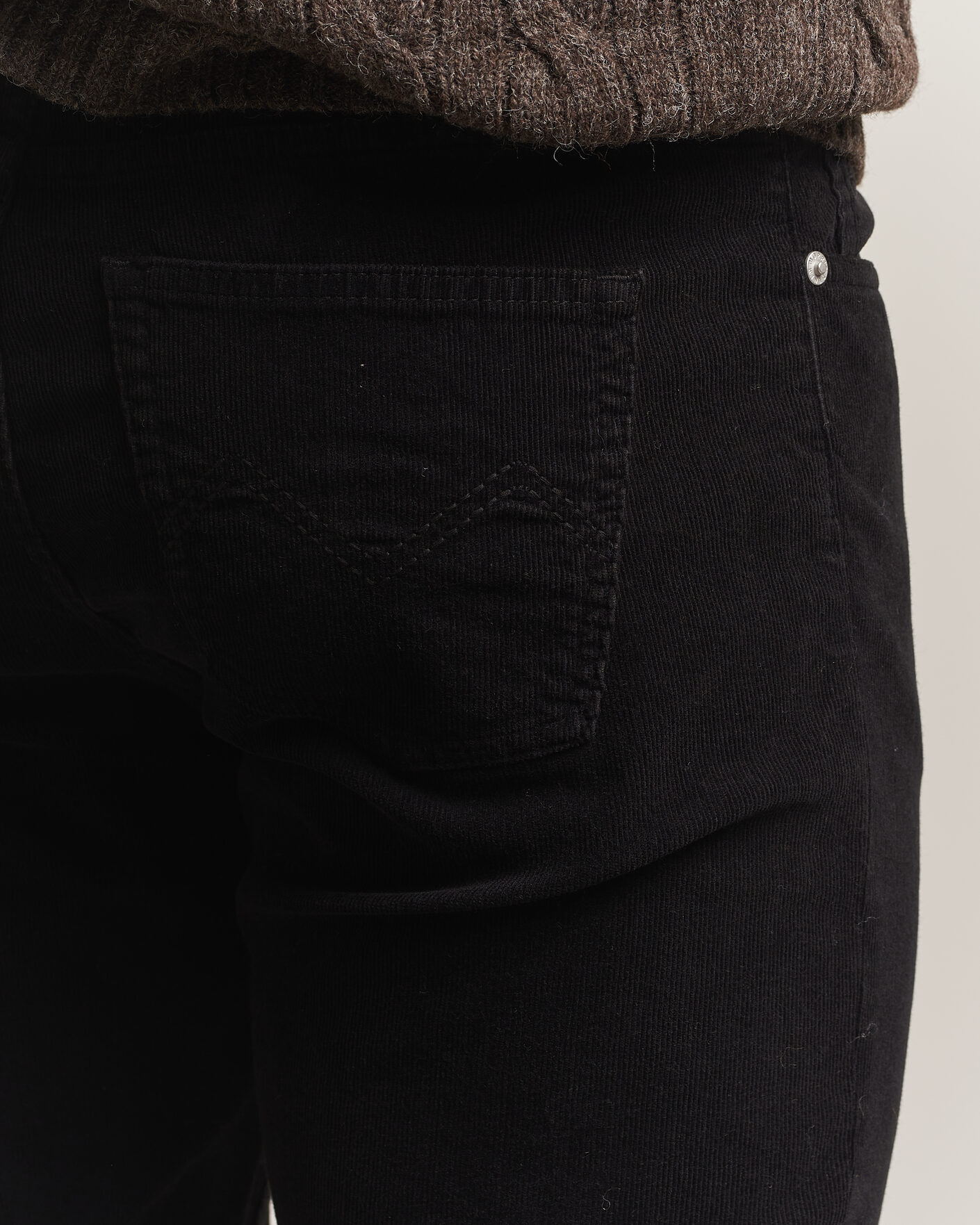 Mies | Housut | Morris | James Cord 5-Pocket Pants Black