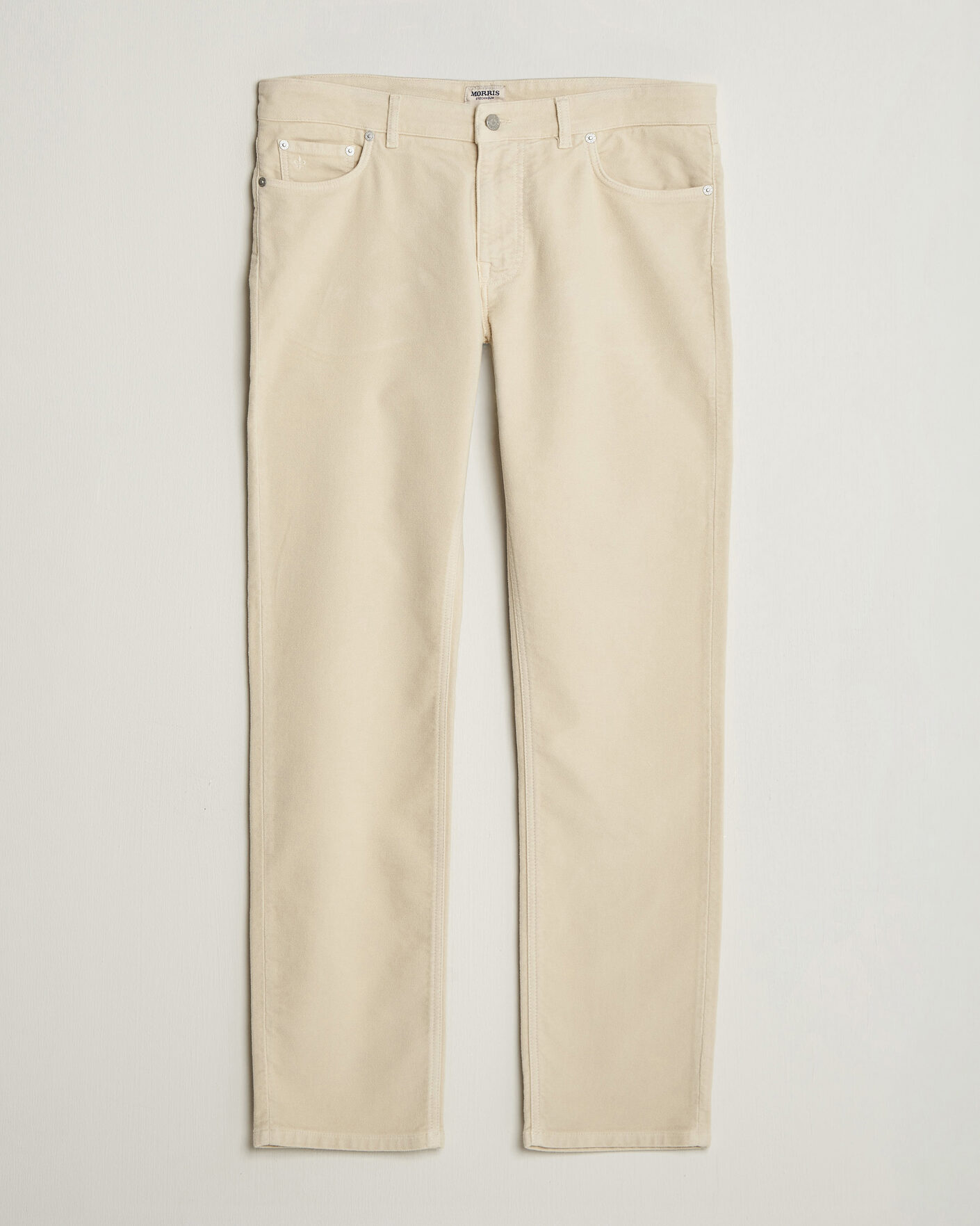 Mies | Housut | Morris | James Winter Twill 5-Pocket Pants Off White
