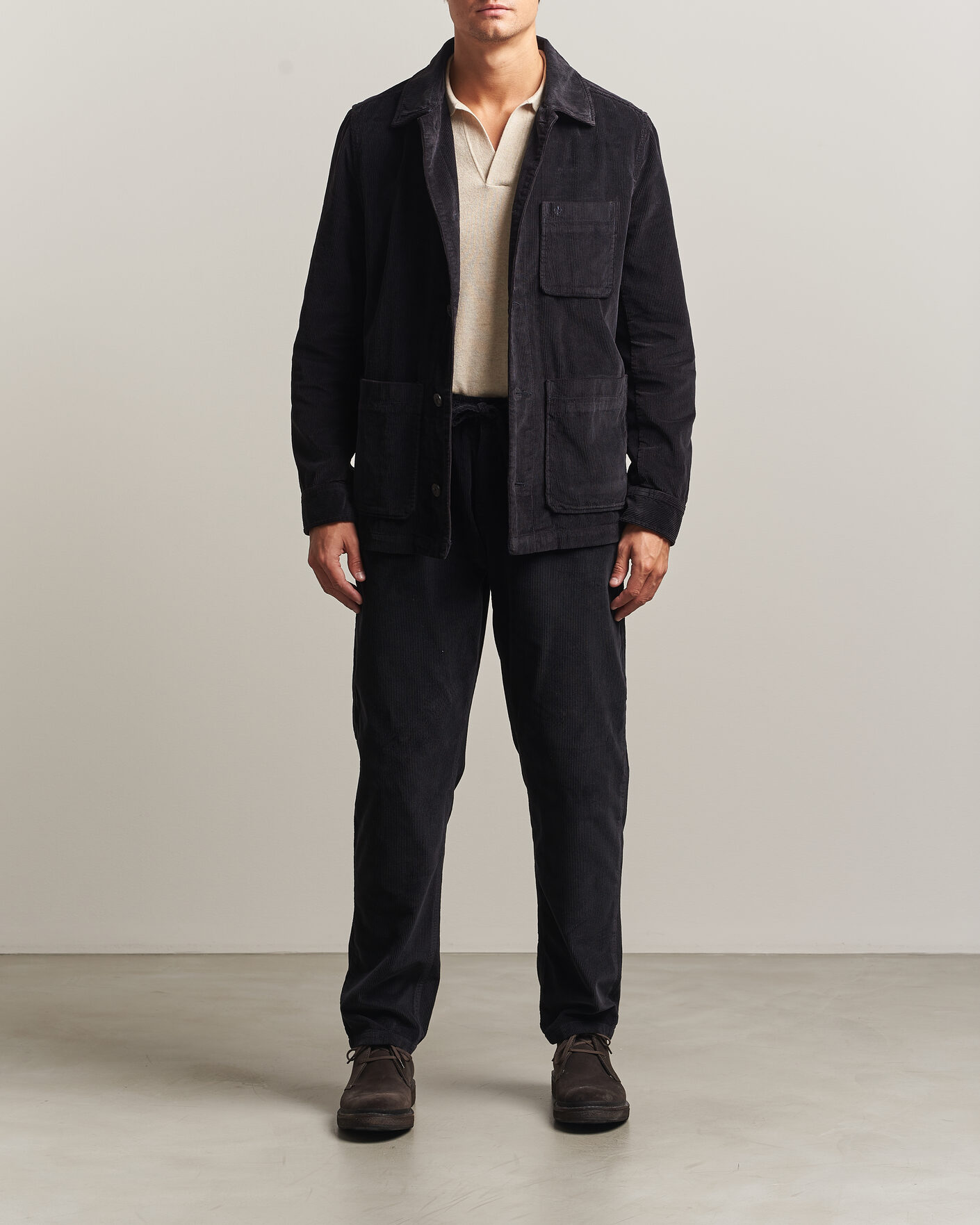 Mies | Housut | Morris | Fenix Cord Trousers Blue