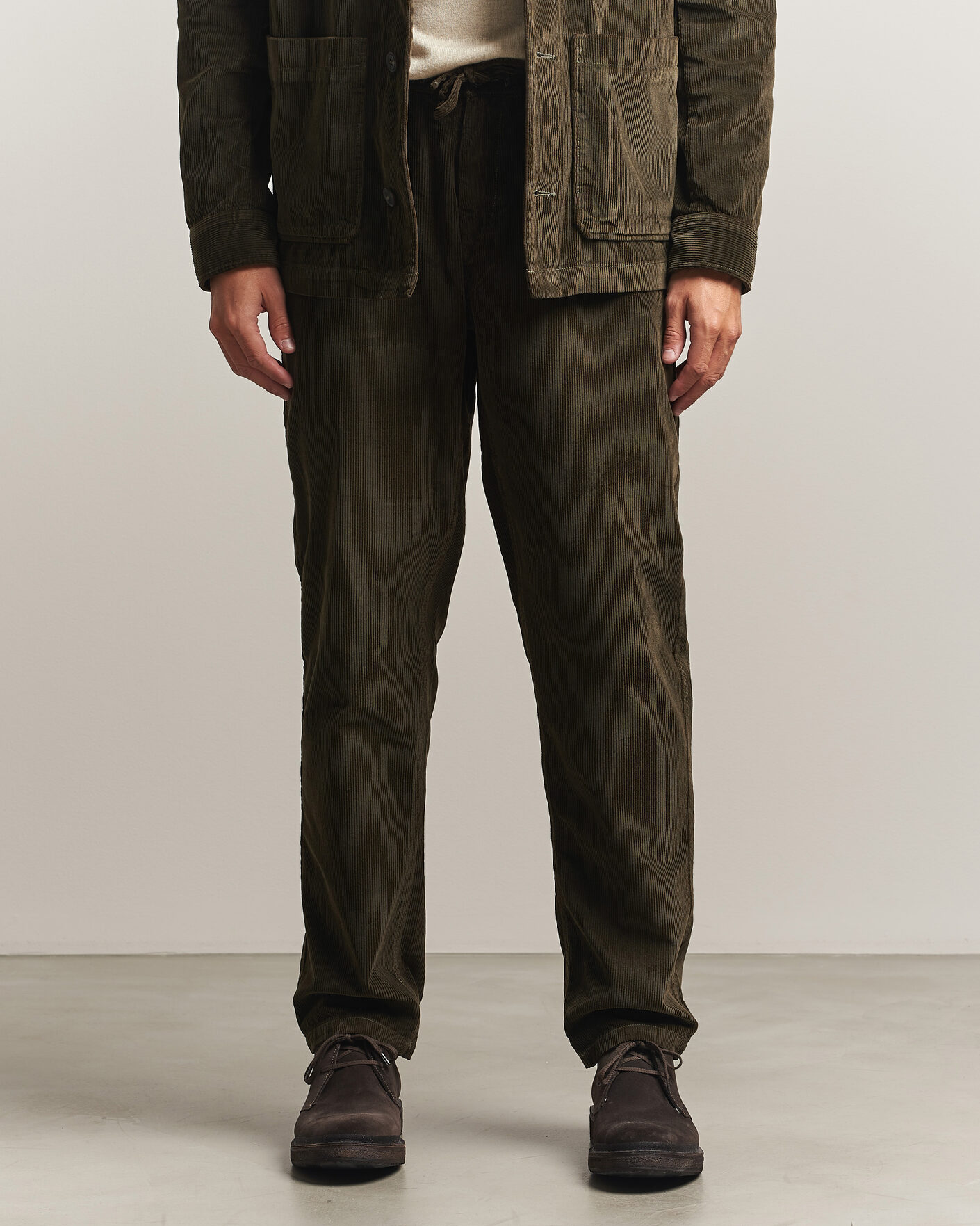 Mies | Housut | Morris | Fenix Cord Trousers Olive