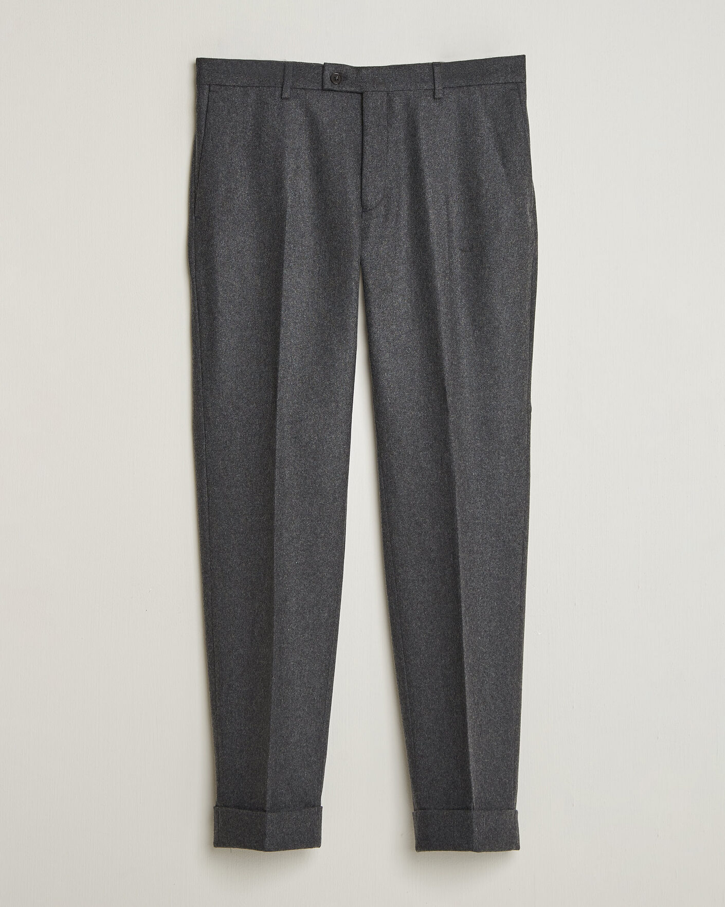 Mies | Housut | Morris | Flannel Suit Trousers Grey