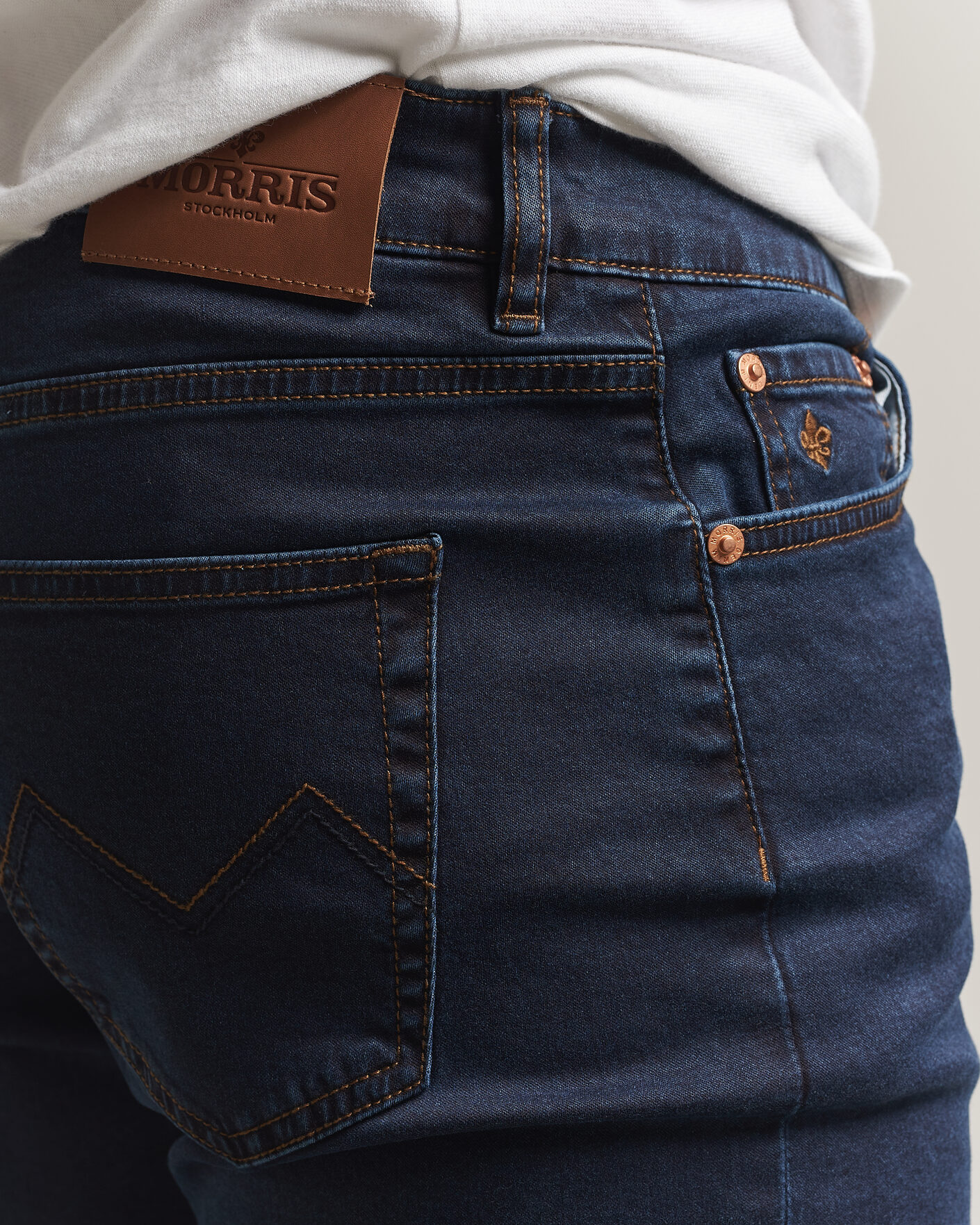 Mies | Farkut | Morris | Steve Satin Jeans Rinse Wash