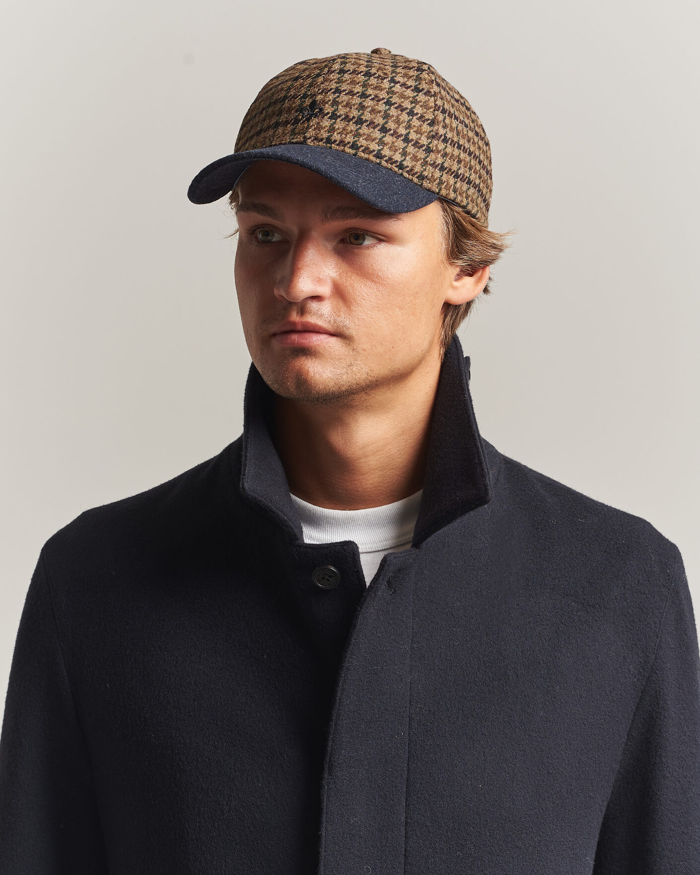 Mies | Päähineet | Morris | Digby Check Cap Brown