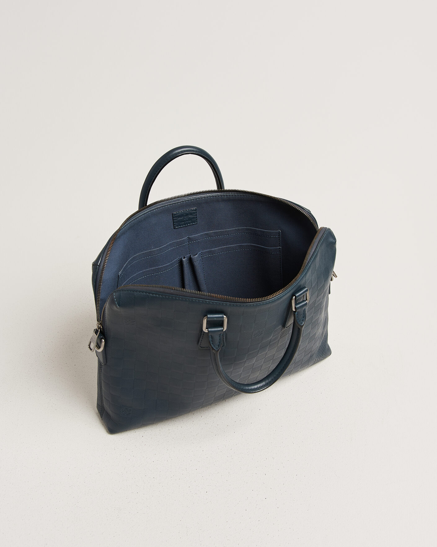 Mies | Pre-Owned & Vintage Bags | Louis Vuitton Pre-Owned | Porte Documents Bag Damier Infini Onyx