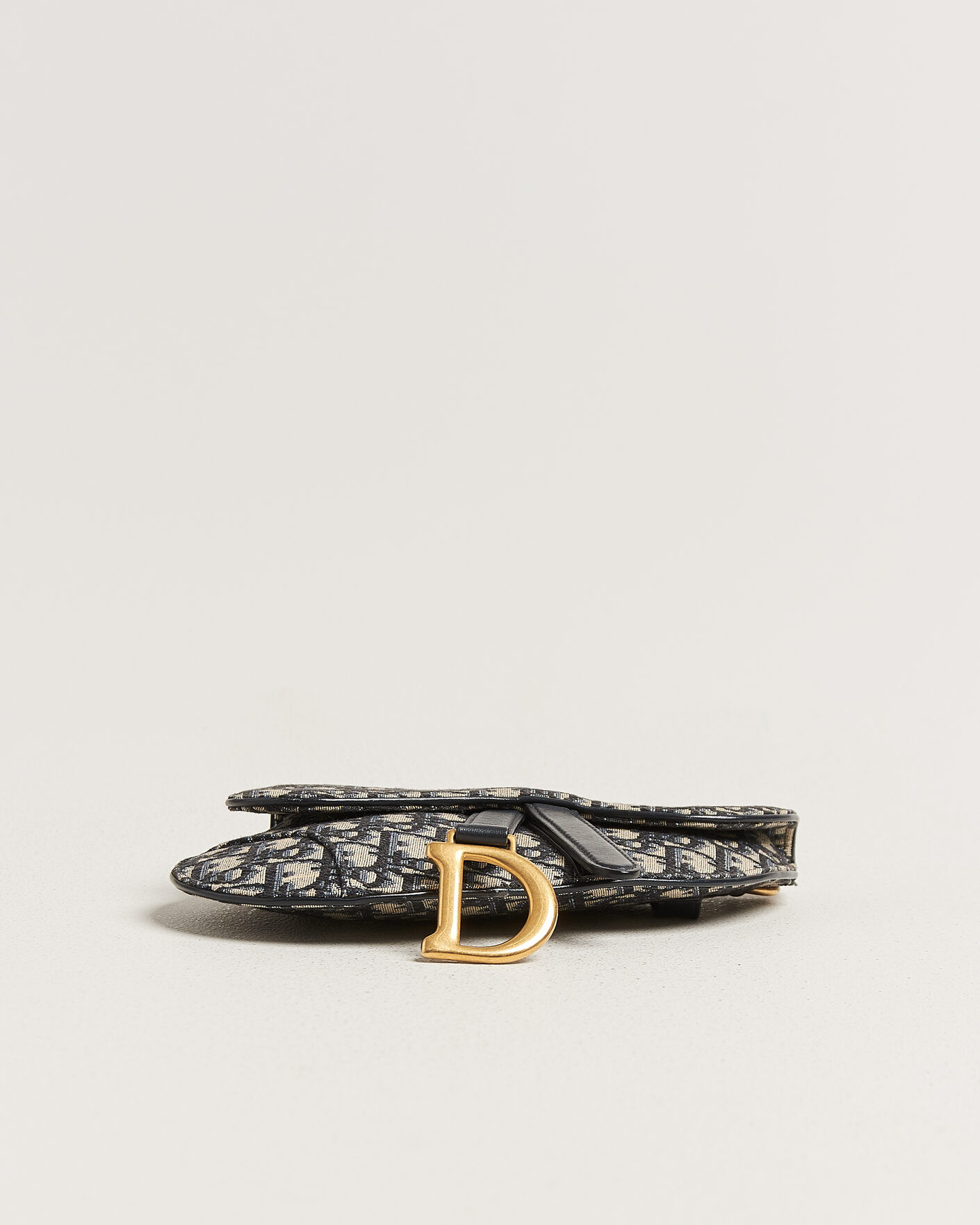 Mies | Pre-Owned & Vintage Bags | Dior Pre-Owned | Saddle Belt Pouch Bag Oblique Jacquard Blue