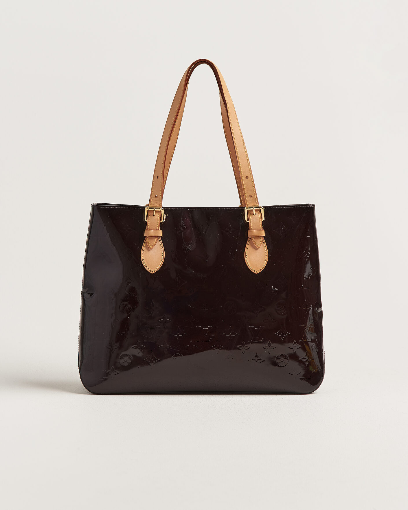 Mies | Pre-Owned & Vintage Bags | Louis Vuitton Pre-Owned | Brentwood Tote Bag Vernis Leather Burgundy