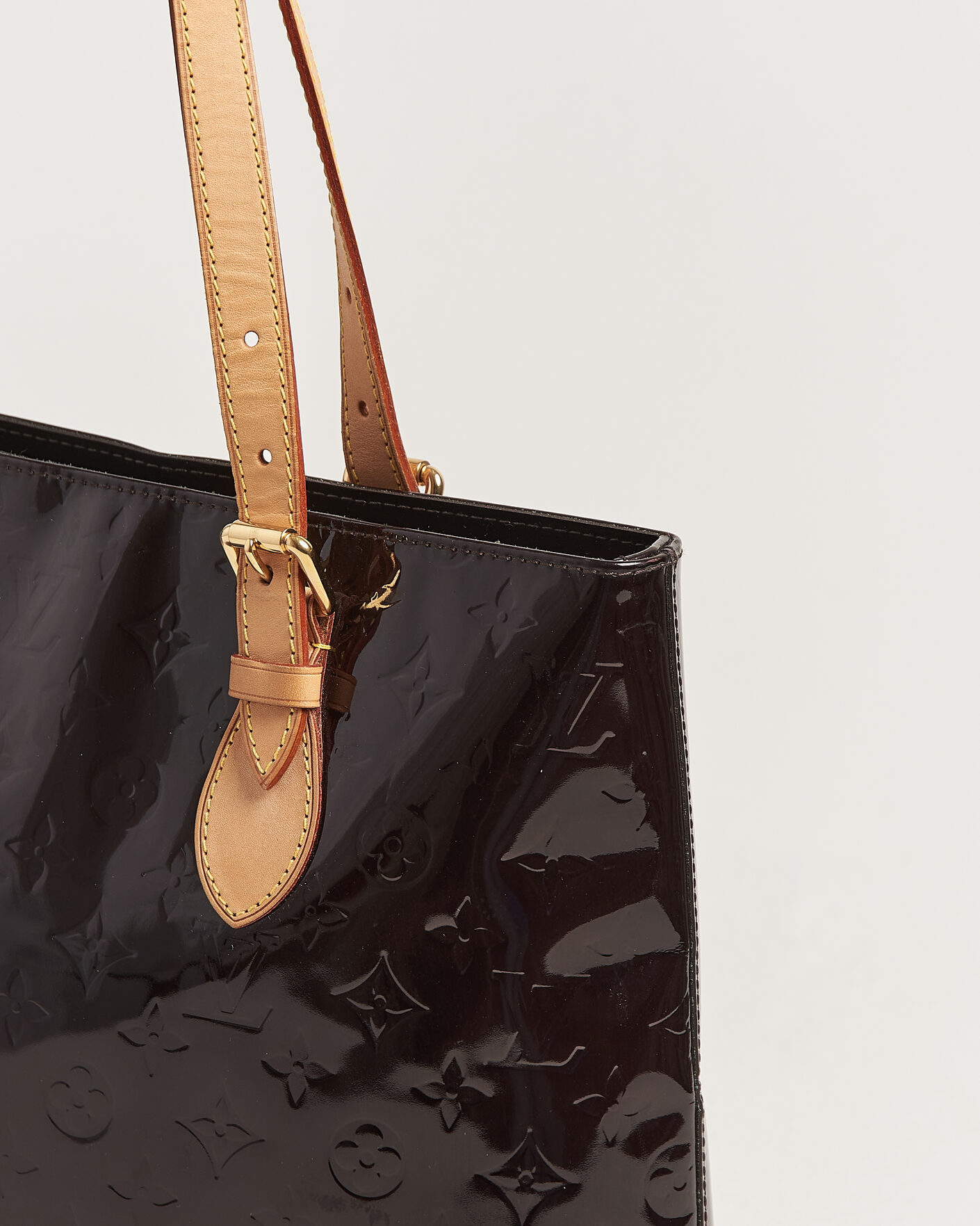 Mies | Pre-Owned & Vintage Bags | Louis Vuitton Pre-Owned | Brentwood Tote Bag Vernis Leather Burgundy