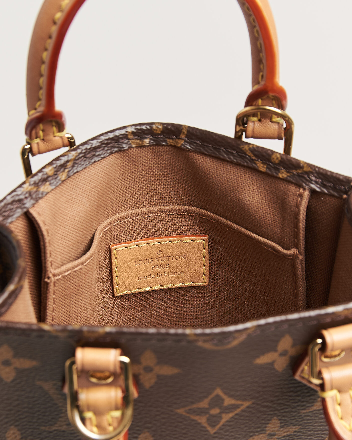 Mies | Pre-Owned & Vintage Bags | Louis Vuitton Pre-Owned | Sac Plat Petit Bandouliére Monogram