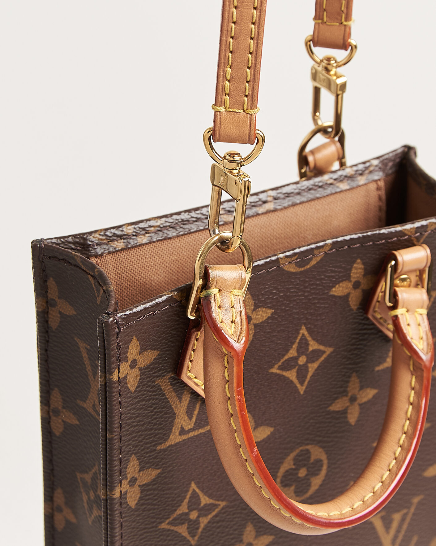 Mies | Pre-Owned & Vintage Bags | Louis Vuitton Pre-Owned | Sac Plat Petit Bandouliére Monogram