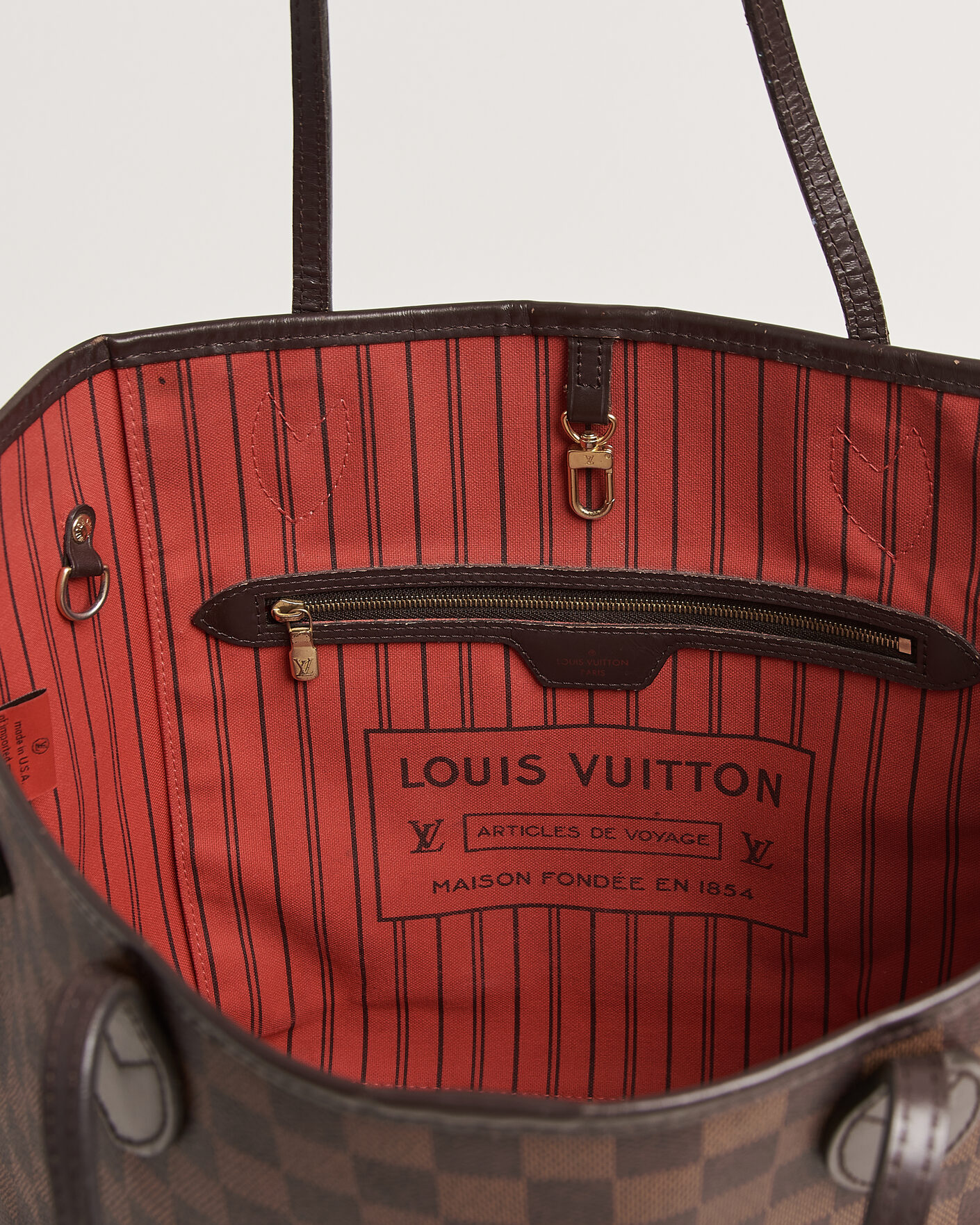 Mies | Pre-Owned & Vintage Bags | Louis Vuitton Pre-Owned | Neverfull MM Damier Ebene