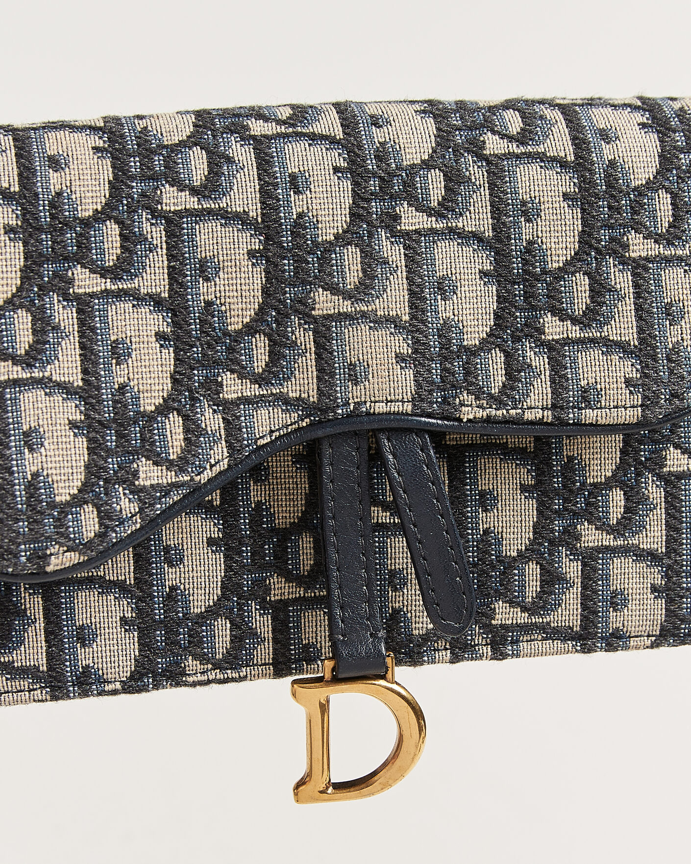 Mies | Pre-Owned & Vintage Bags | Dior Pre-Owned | Saddle Rectangular Belt Bag Blue
